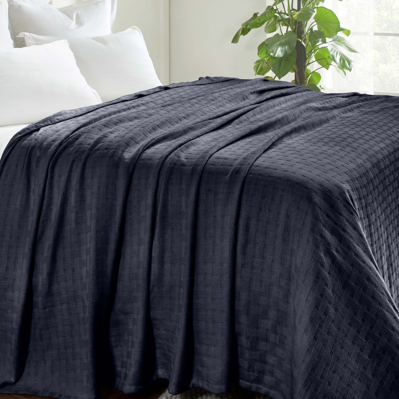 Bertie Cotton Machine Woven Throw Blanket