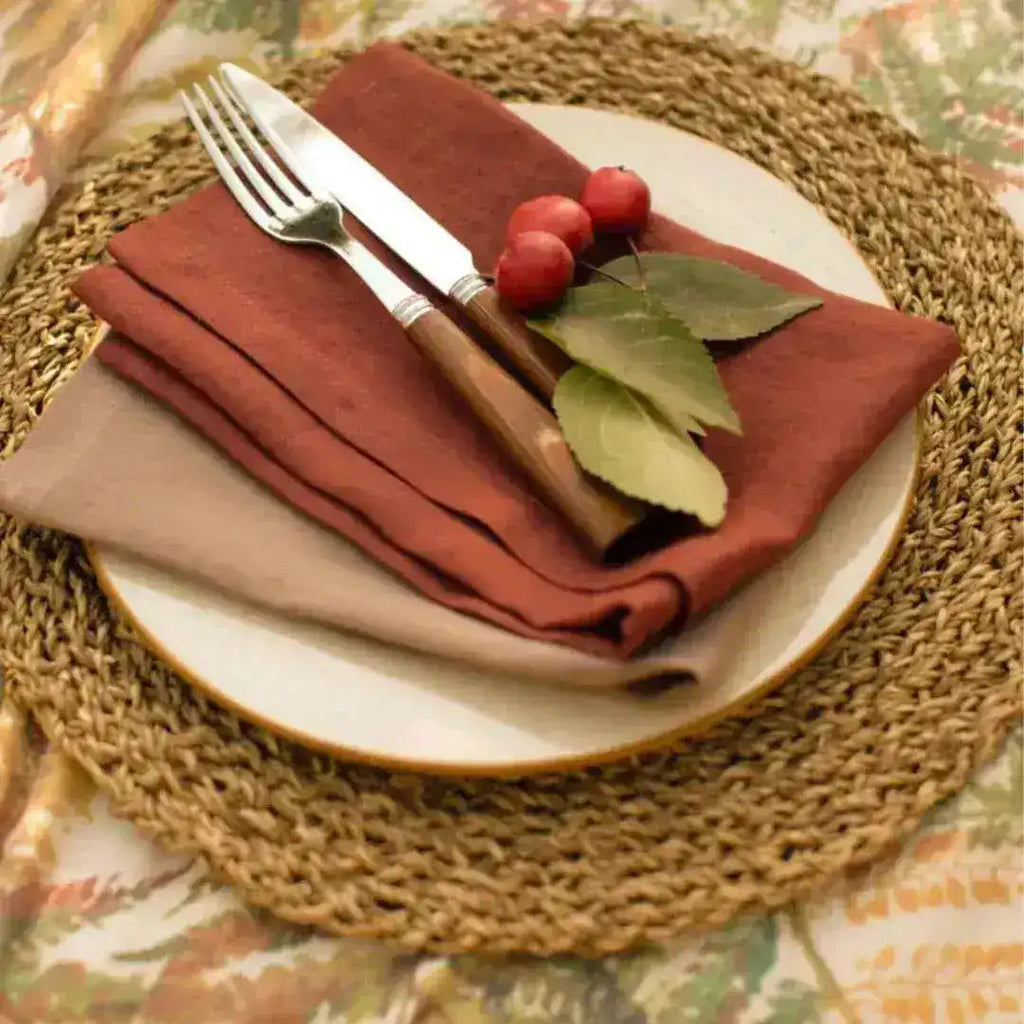 Burnt Orange Placemats