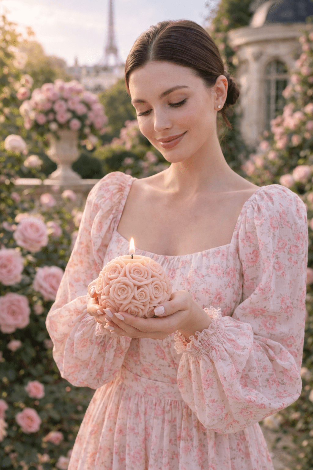 Flower Romance in French Rose Pink