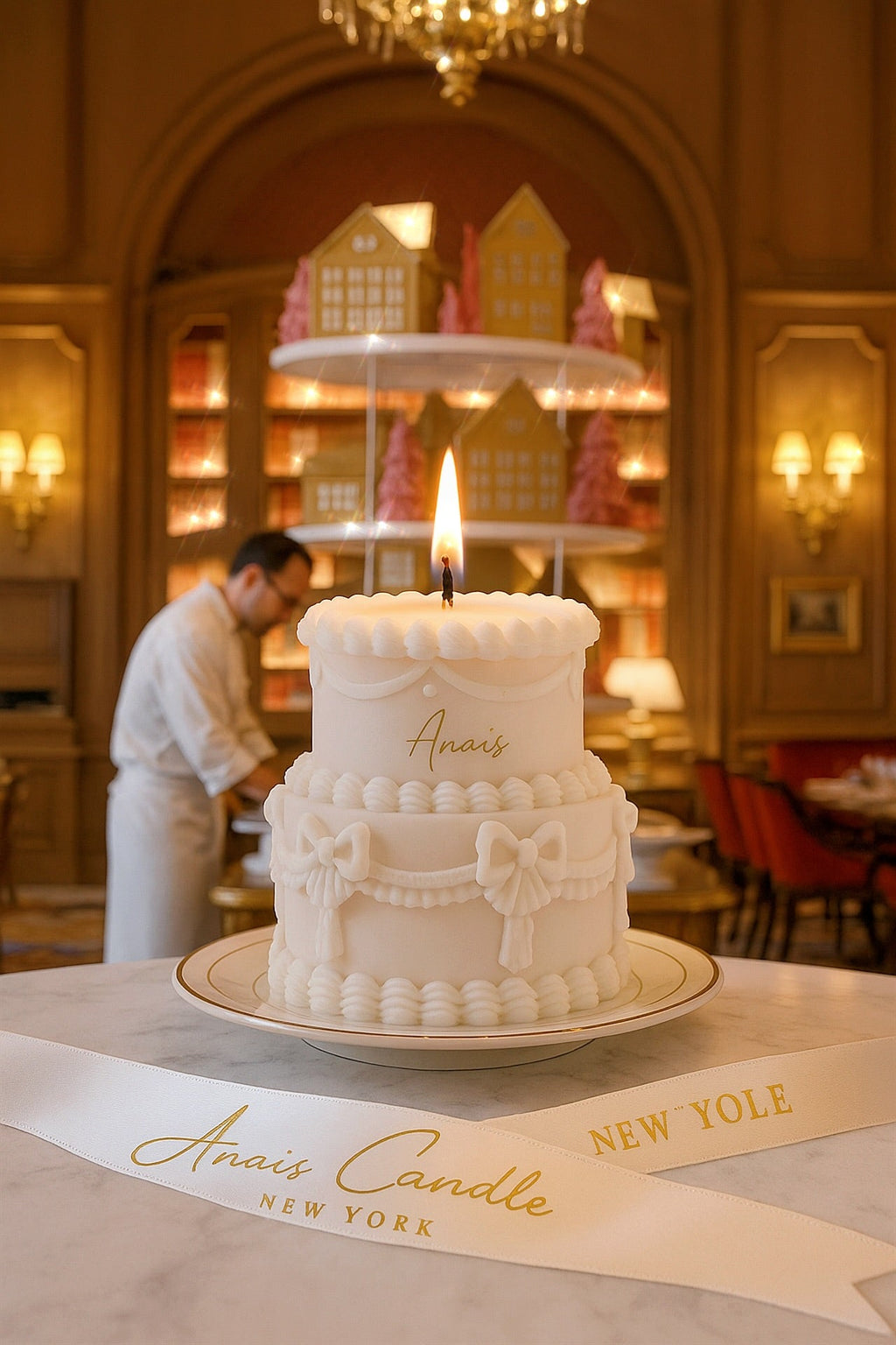 Double Layer Creamy Vintage Cake