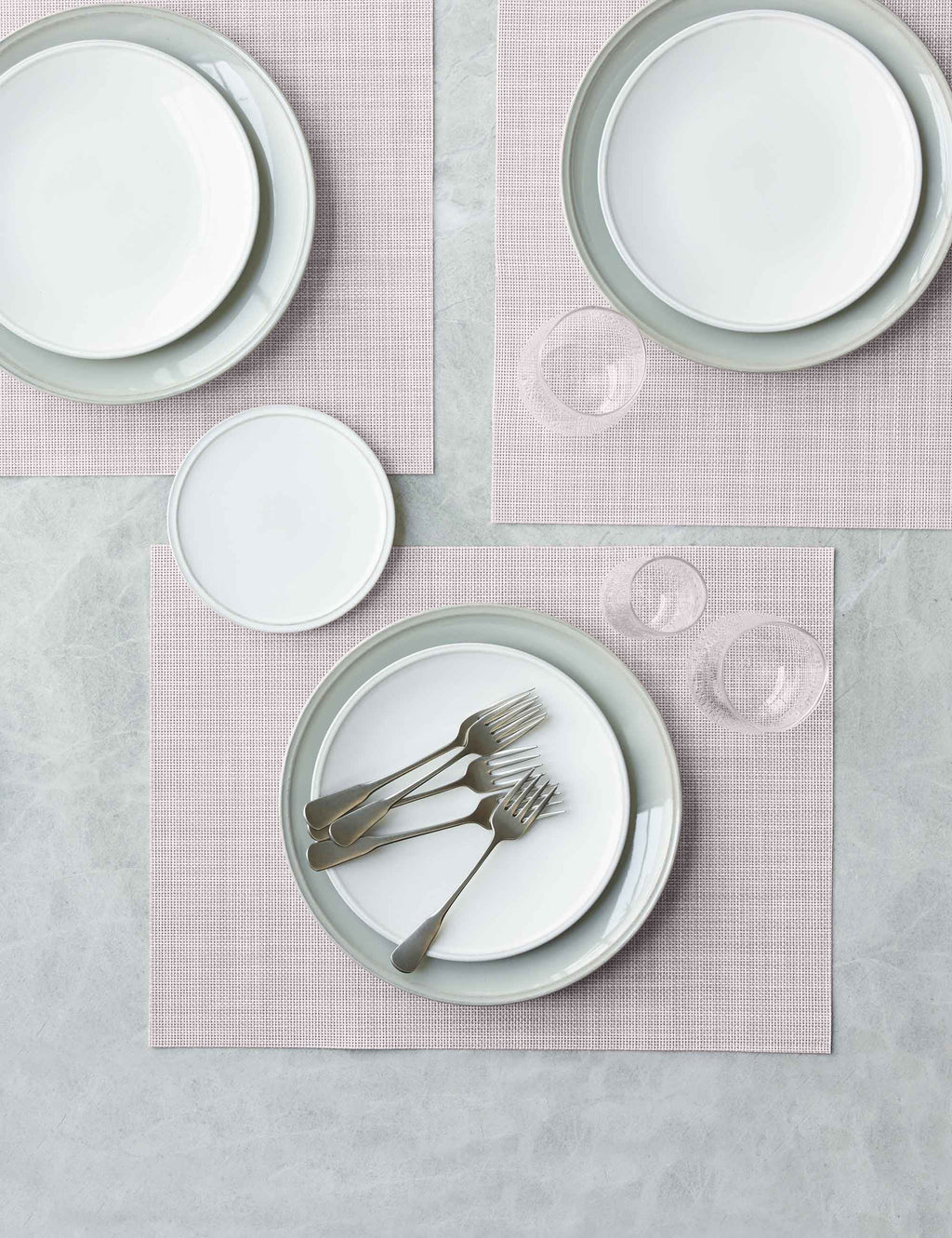 Mini Basketweave Rectangle Placemat (Set of 4) by Chilewich