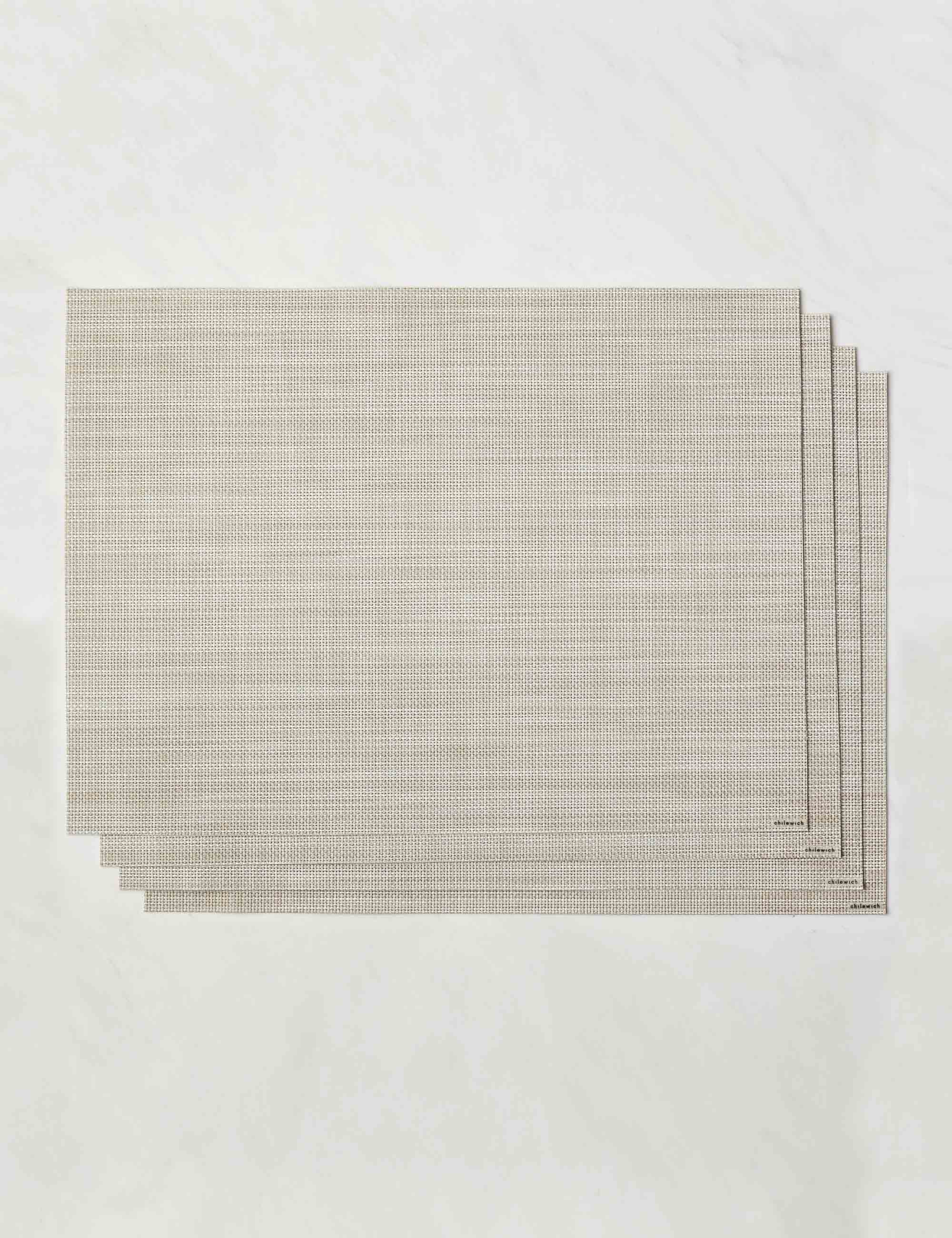 Mini Basketweave Rectangle Placemat (Set of 4) by Chilewich
