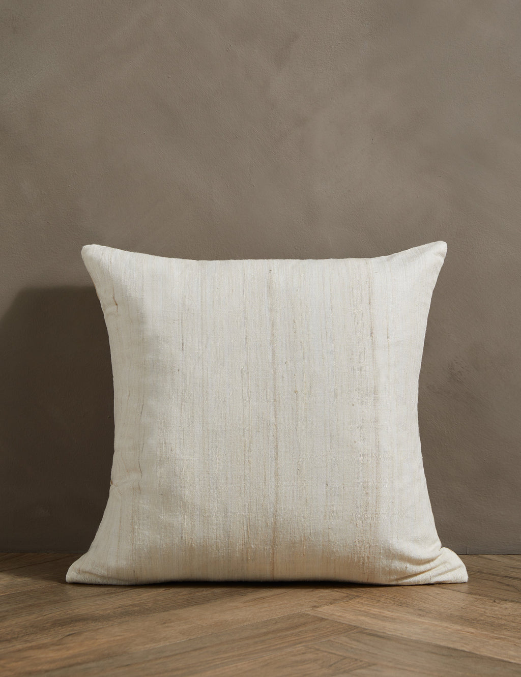 Chute Silk Pillow, Natural by Hadiya Williams