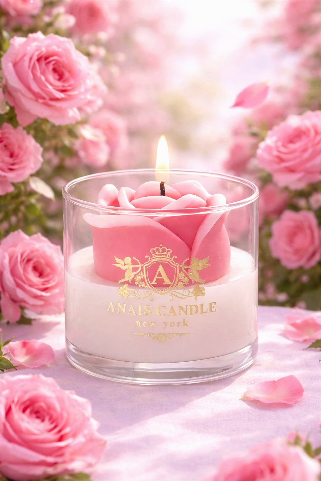 Enchanted Rose Candle