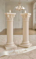 Magnificent Roman Column Candle Set
