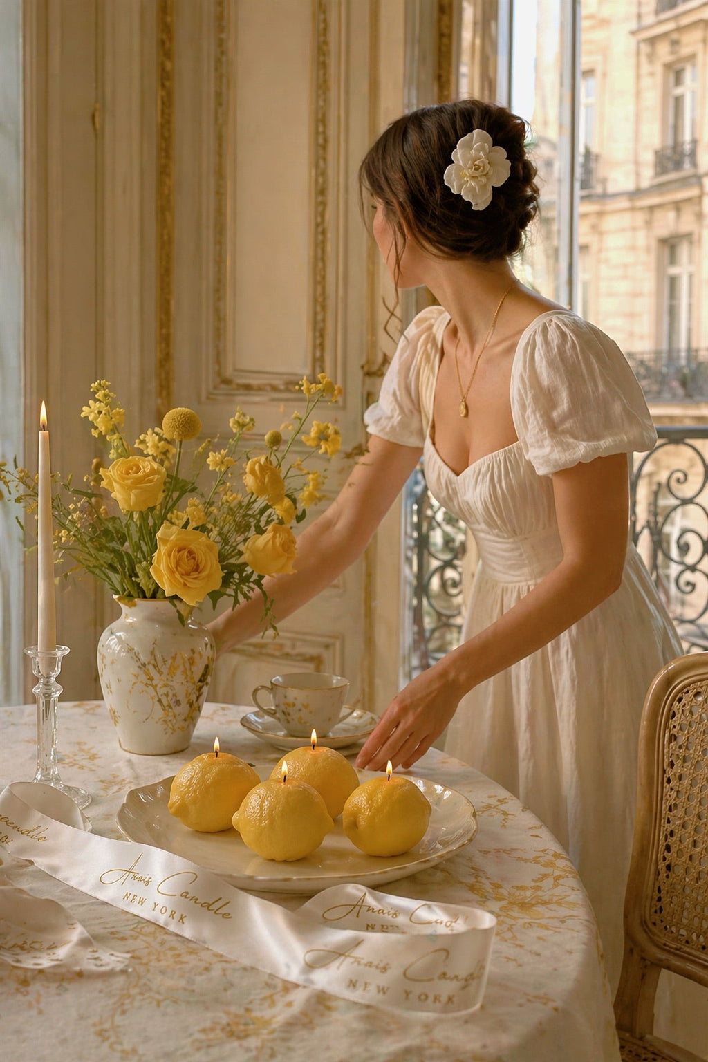 Amalfi Limone Candle Set of 4