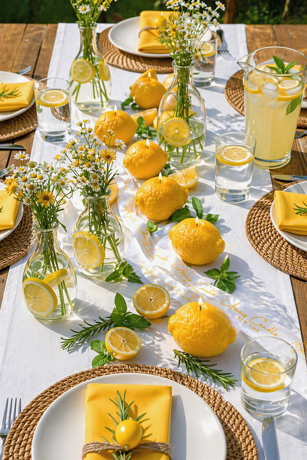 Amalfi Limone Candle Set of 4