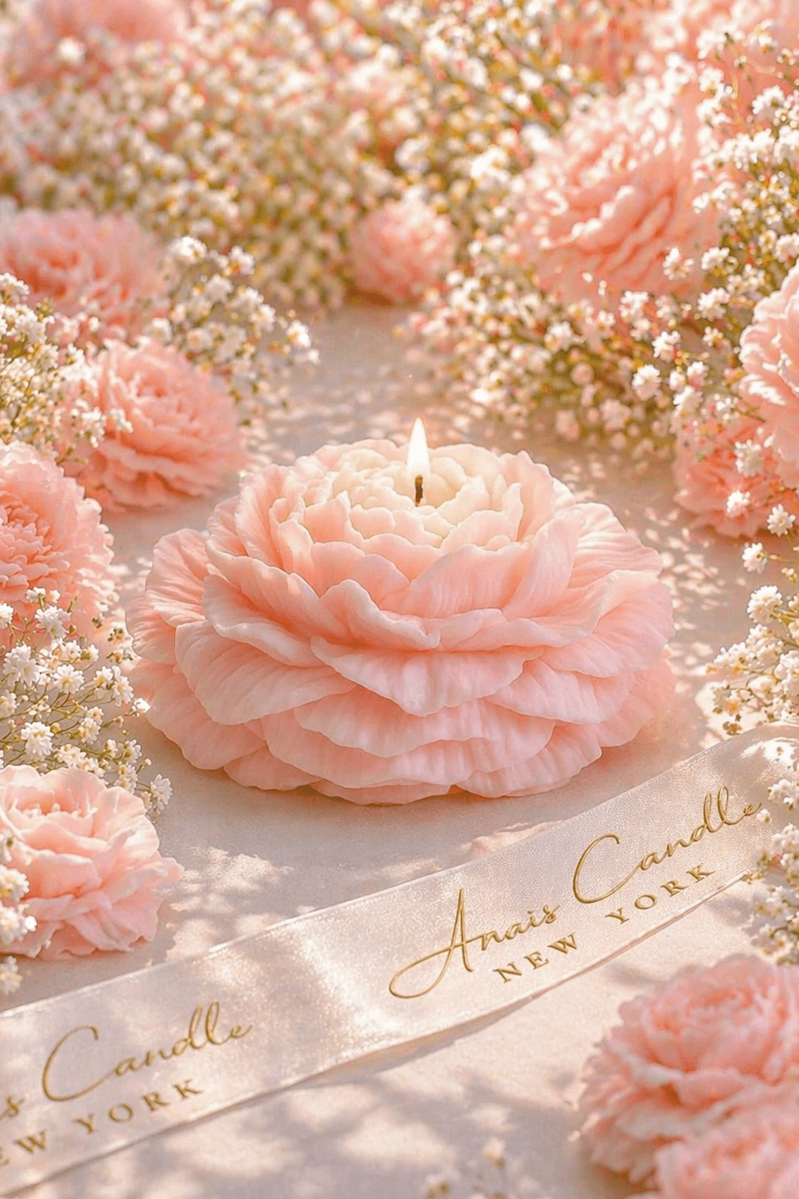 Blooming Peony Candle - XXL