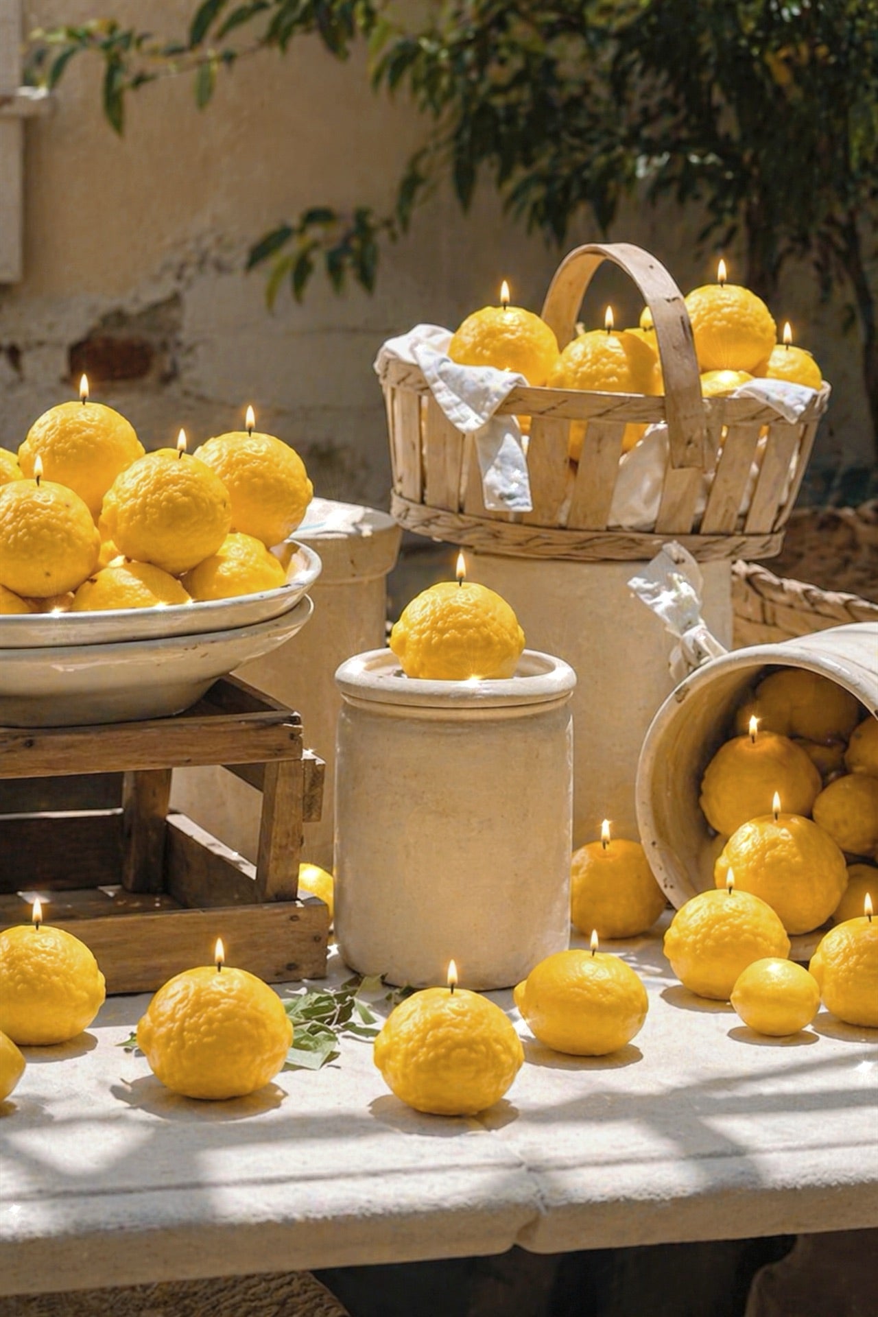 Amalfi Limone Candle Set of 4