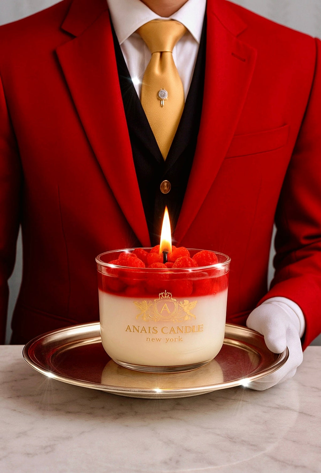 Raspberry Mousse Candle