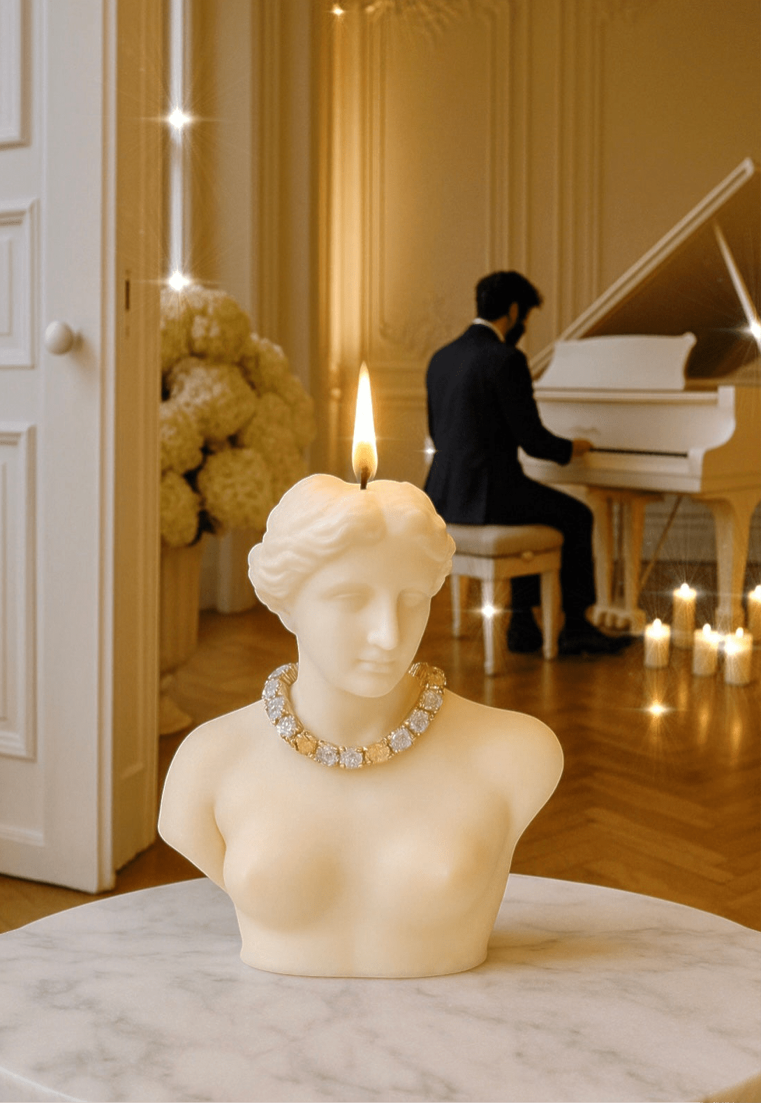 Venus de Milo Portrait Candle
