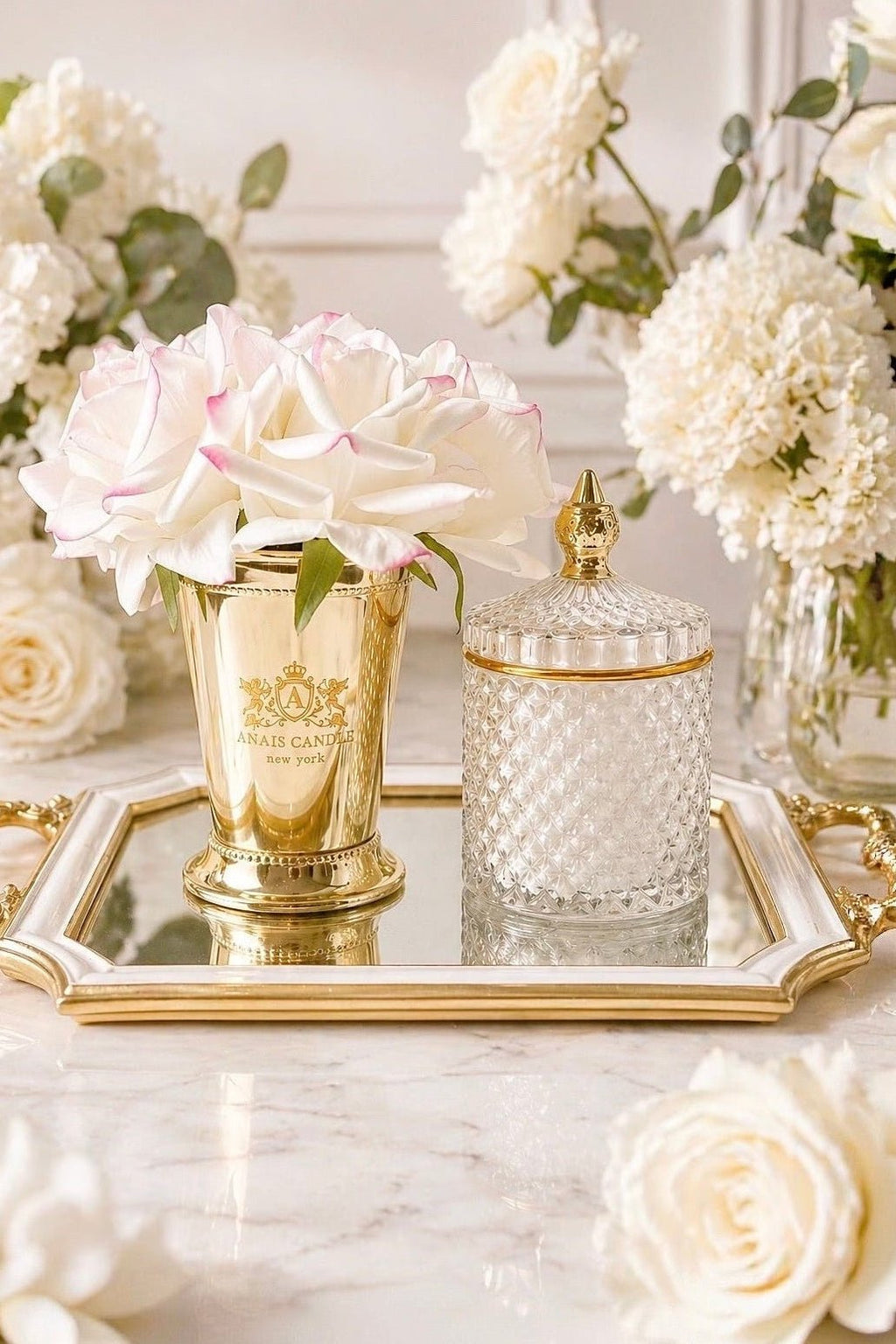 Velouré Parfum Floral & Candle Set of 2