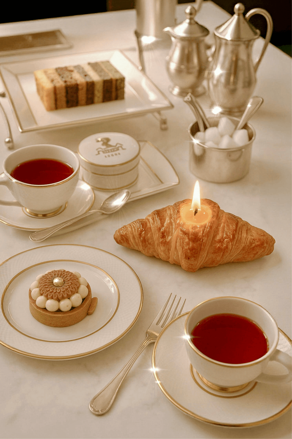 French Croissant Candle