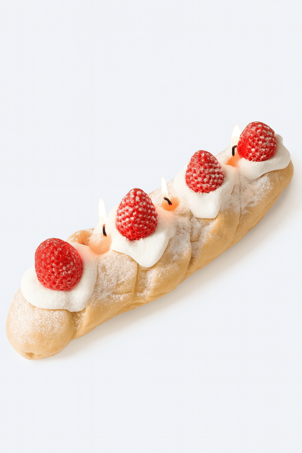 Strawberries & Cream Bread Candle