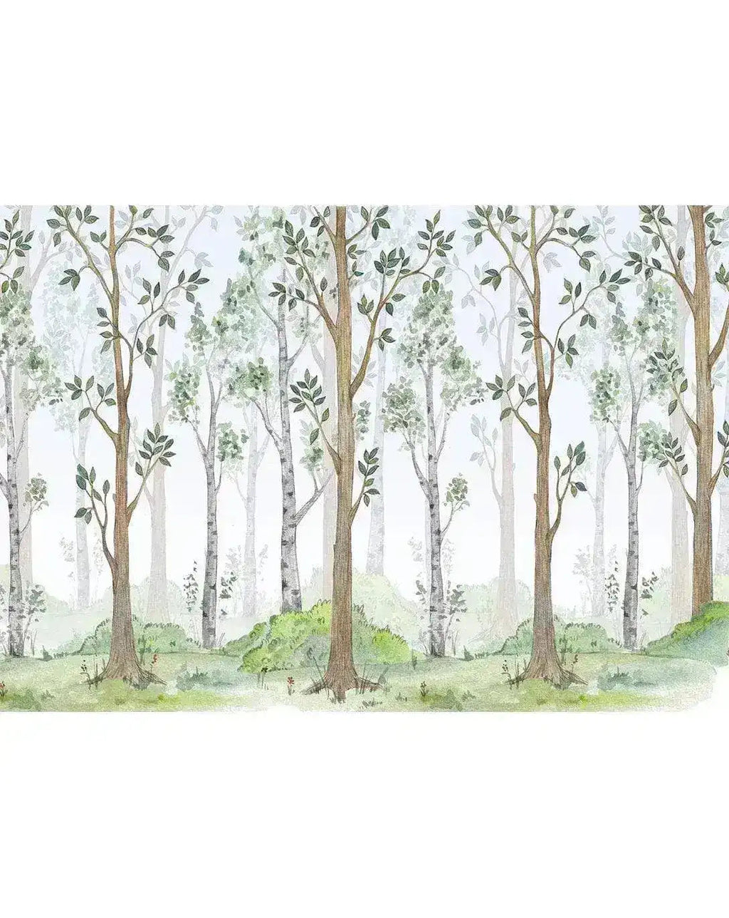 Fairy Misty Forest Kids Room Wall Mural