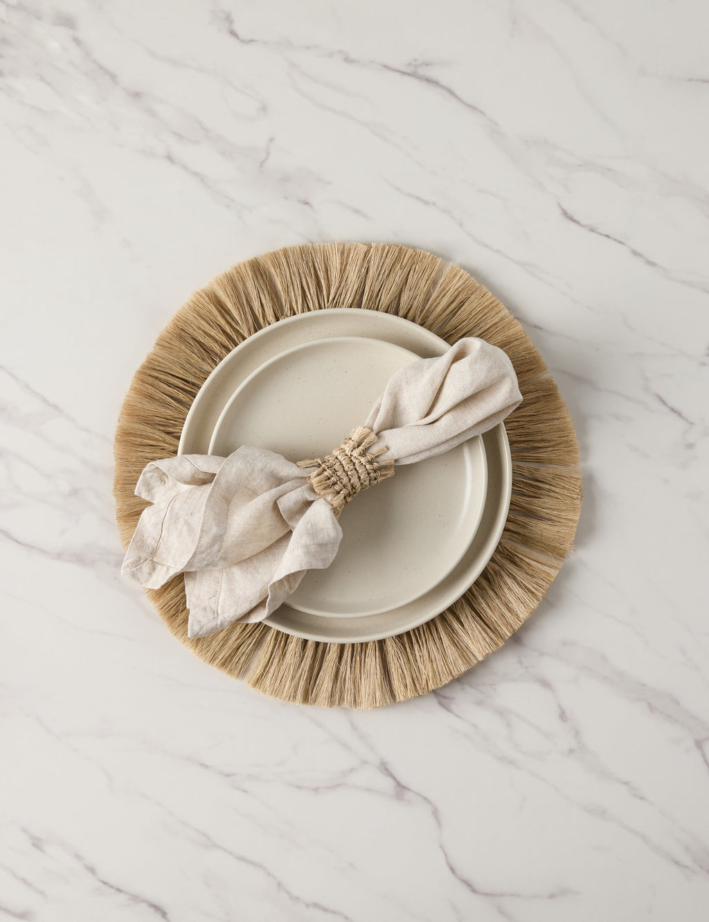 Fique Fringe Placemat (Set of 4) by Tallo de Olivo