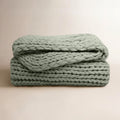 Handmade Chunky Knit Throw Blanket
