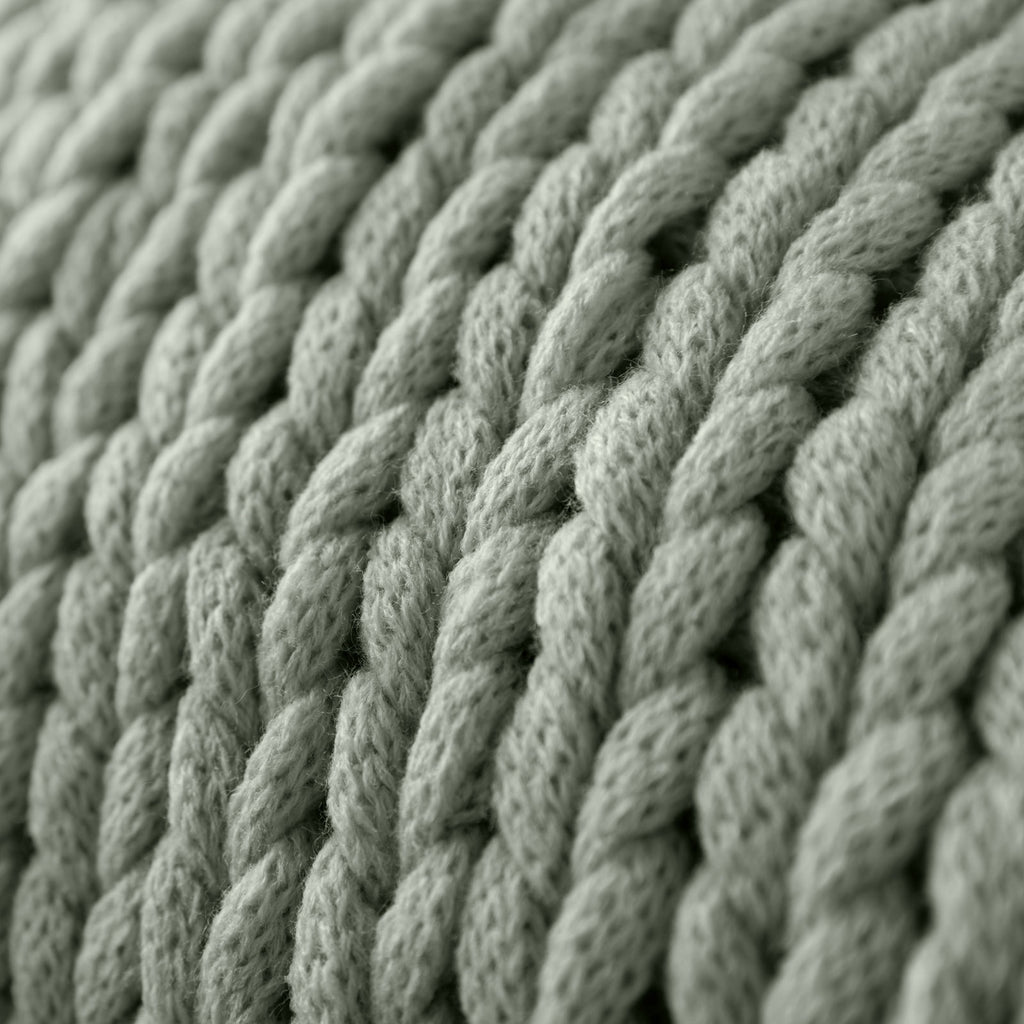 Handmade Chunky Knit Throw Blanket