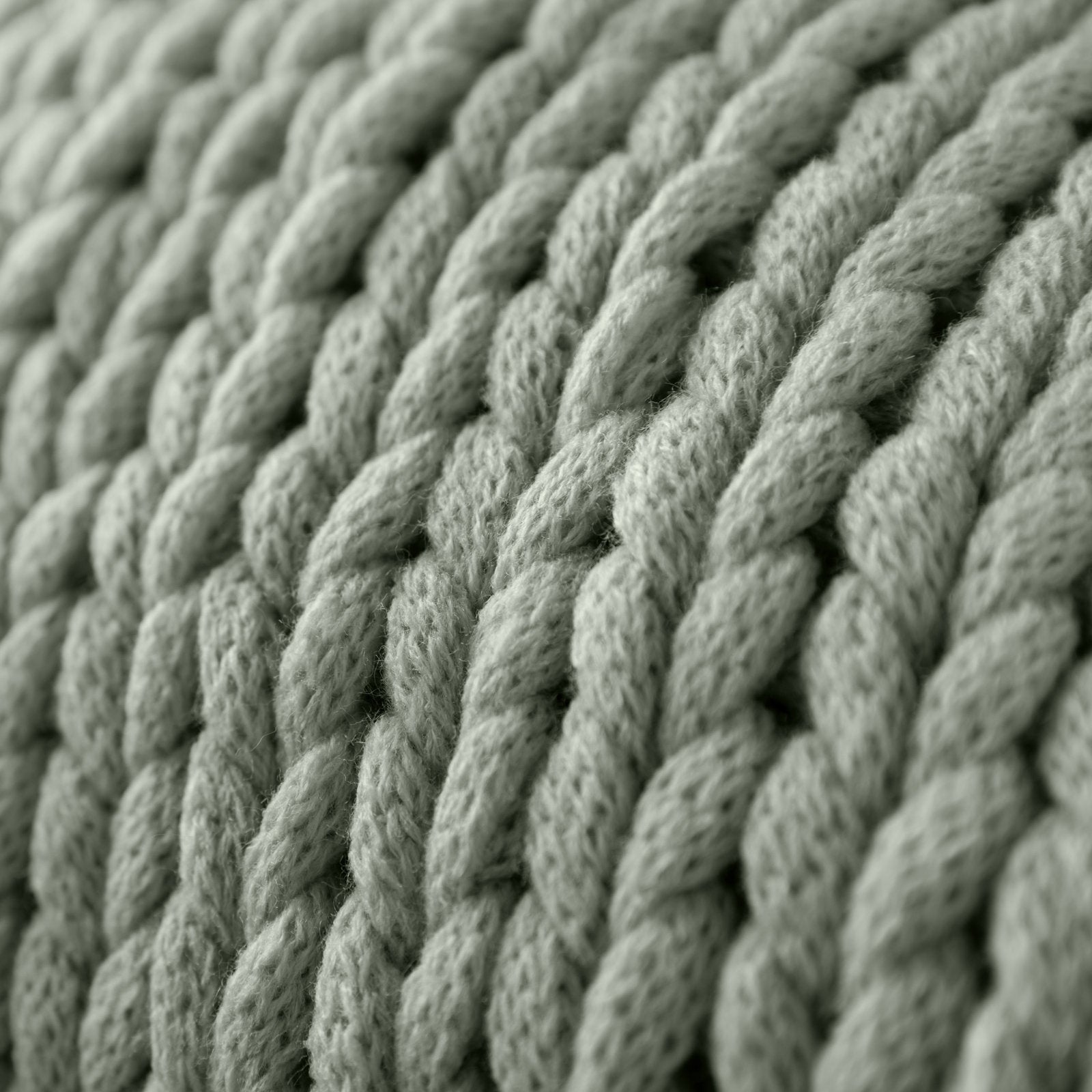 Handmade Chunky Knit Throw Blanket