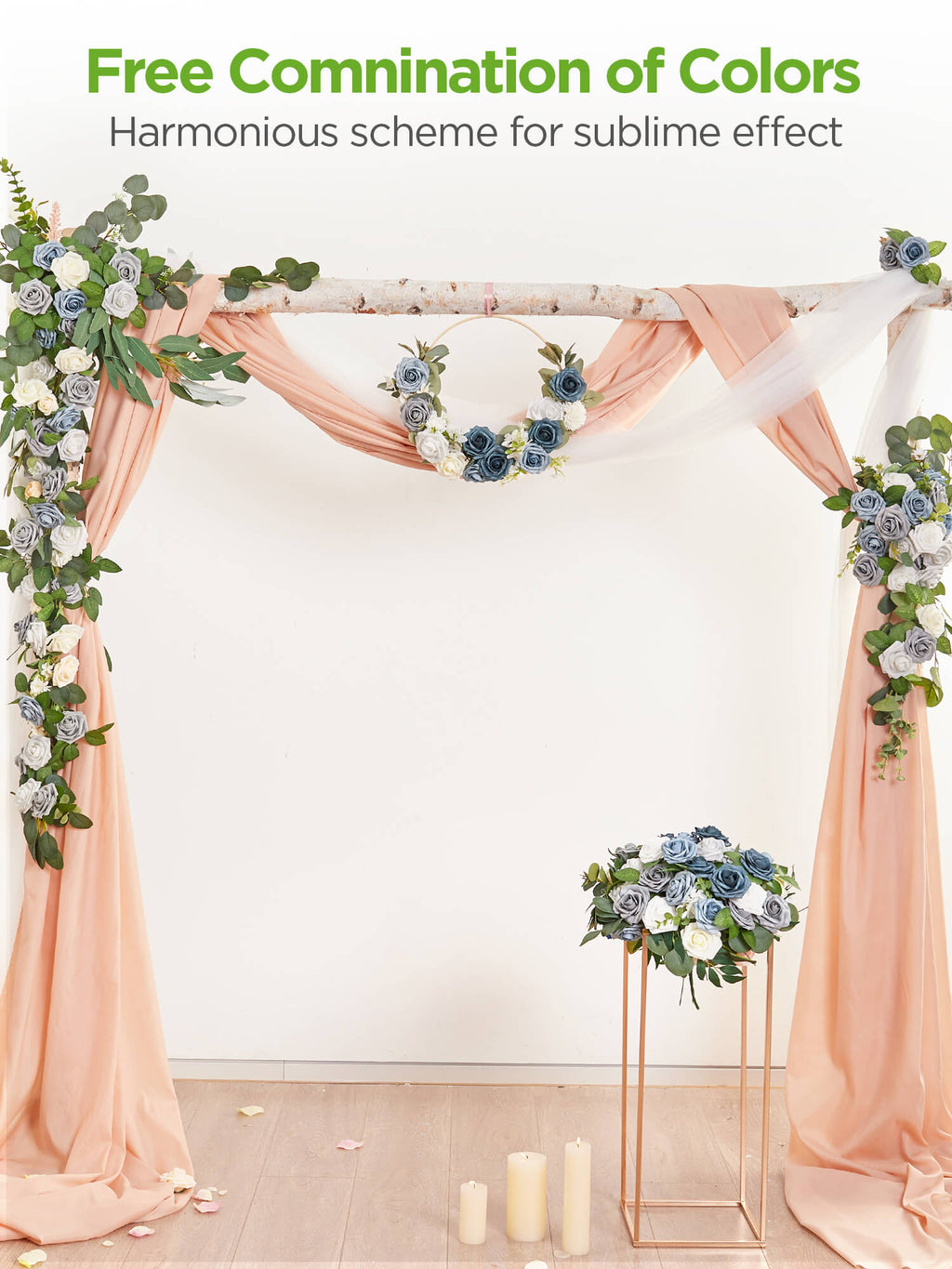 AF050L Artificial Faux Flowers, 50 pcs, Lilac