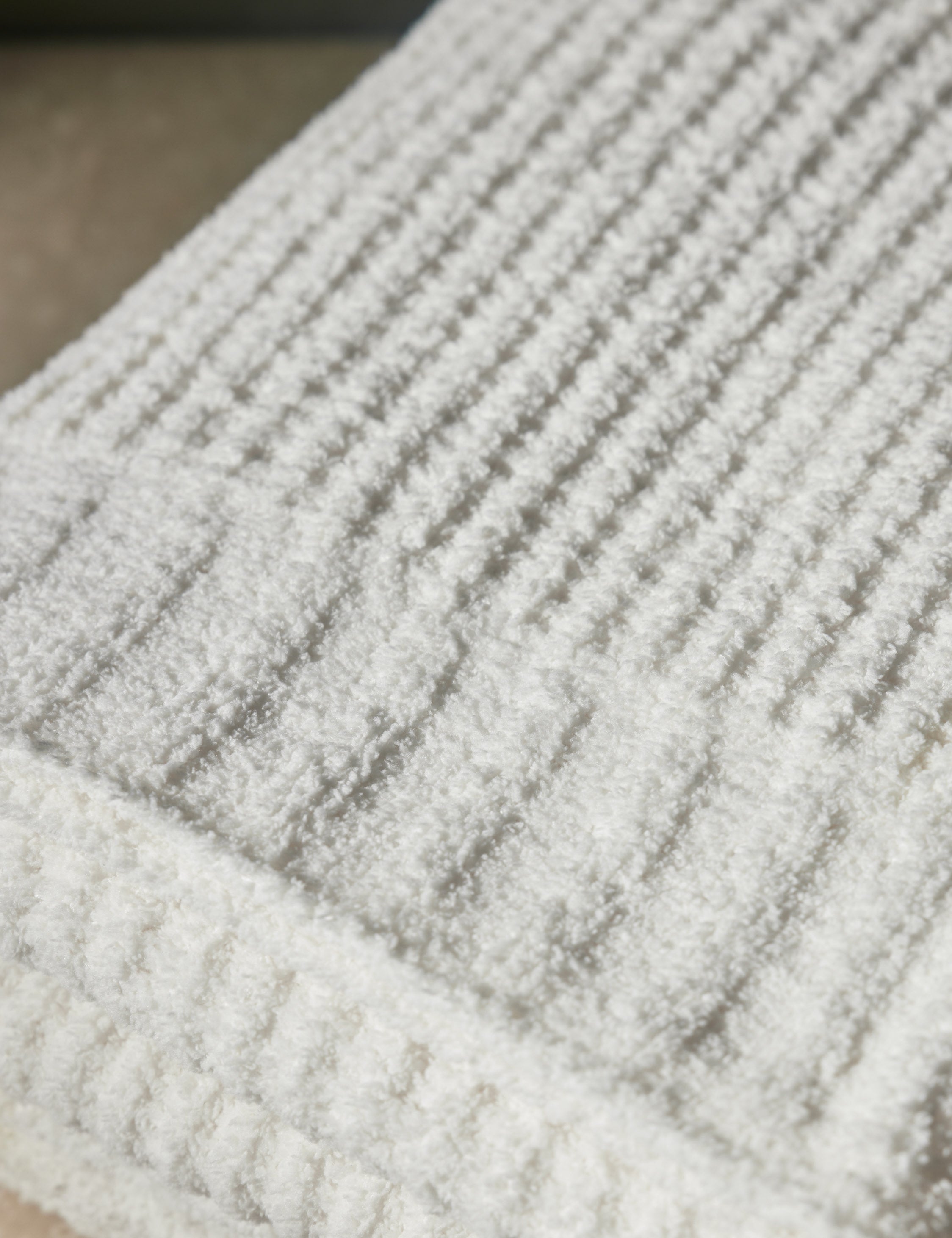 Knit Waffle Weave Throw by Kashwere
