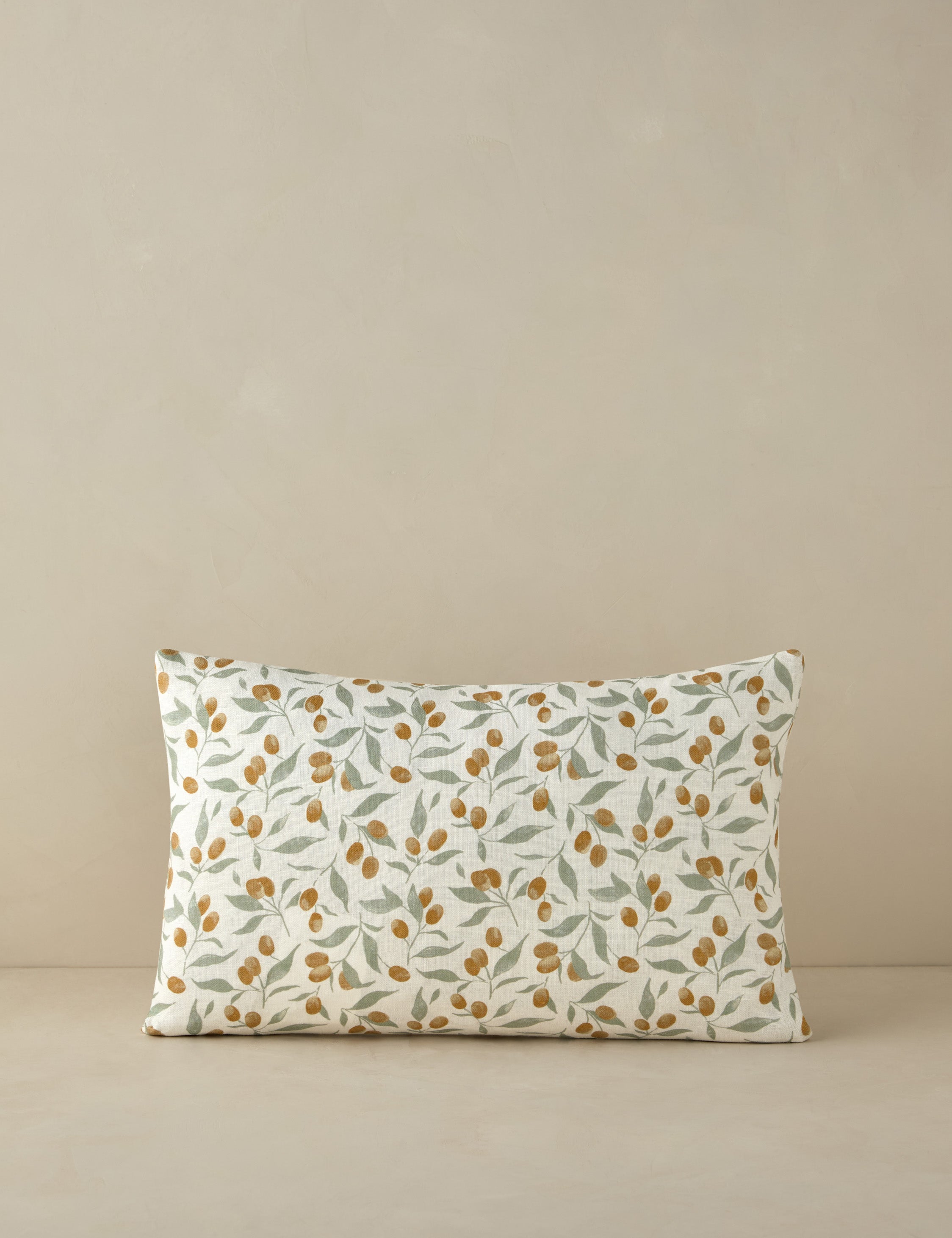 Kumquats Linen Pillow by Rylee + Cru