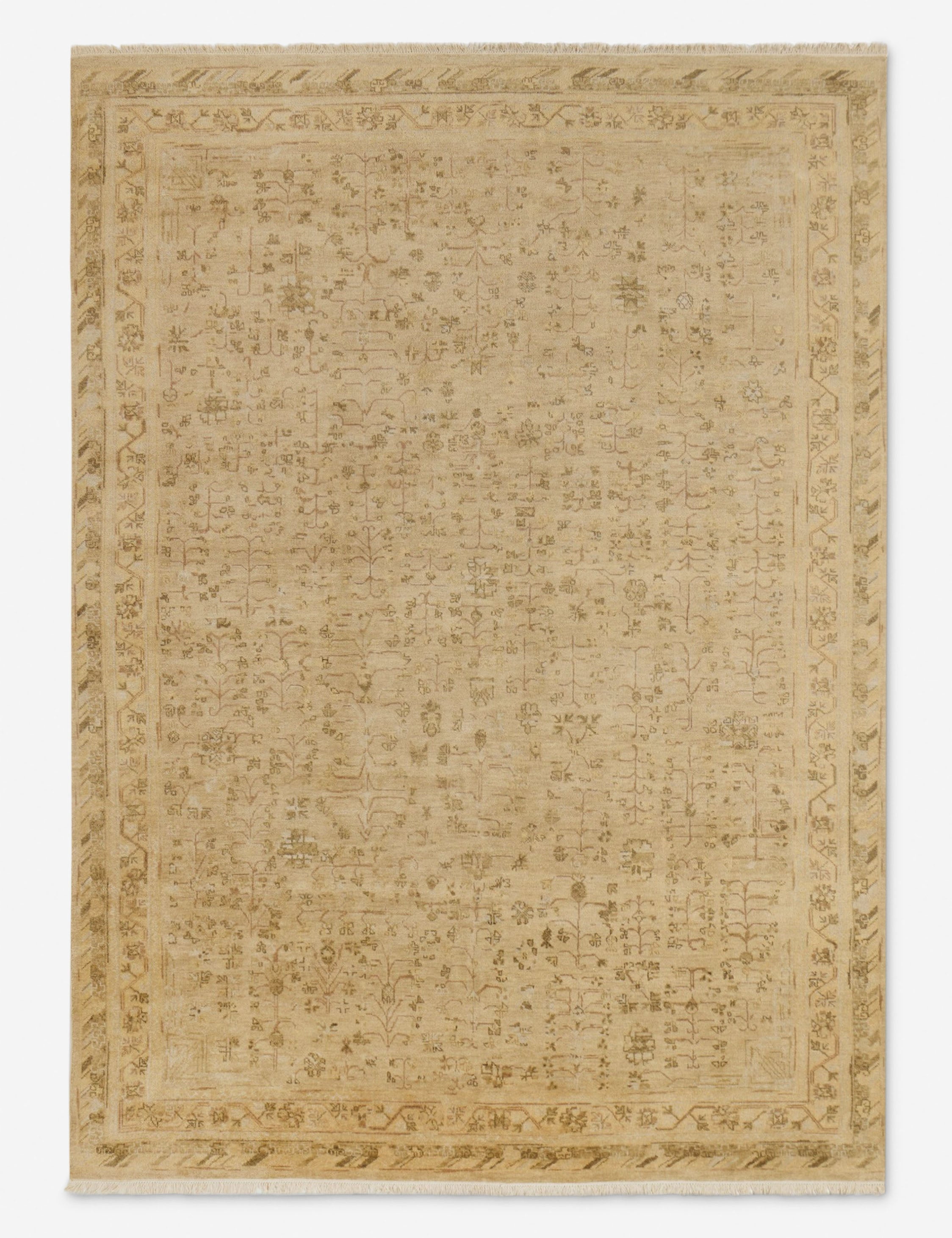 Sabah Hand-Knotted Wool Rug