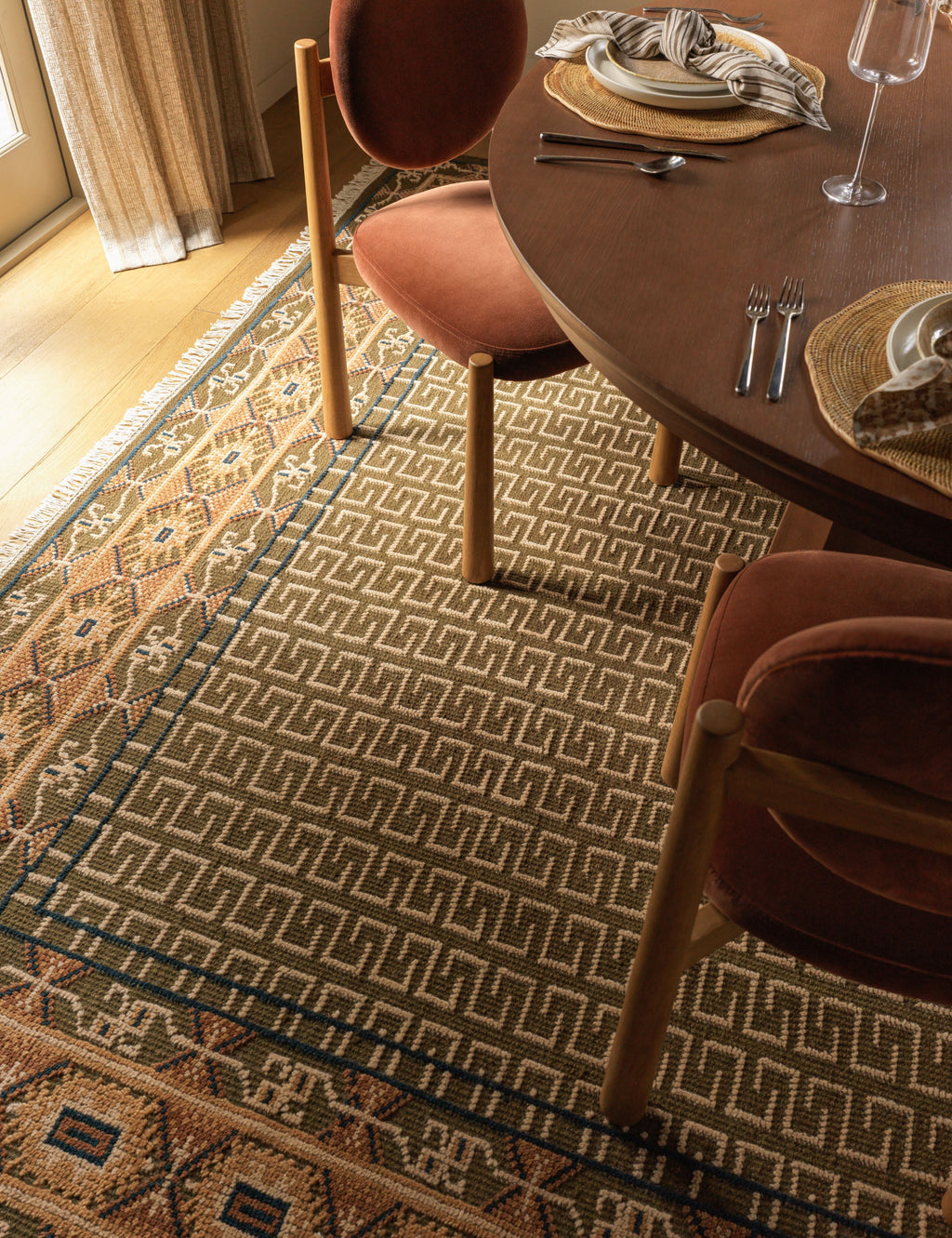 Manca Hand-Knotted Wool Rug