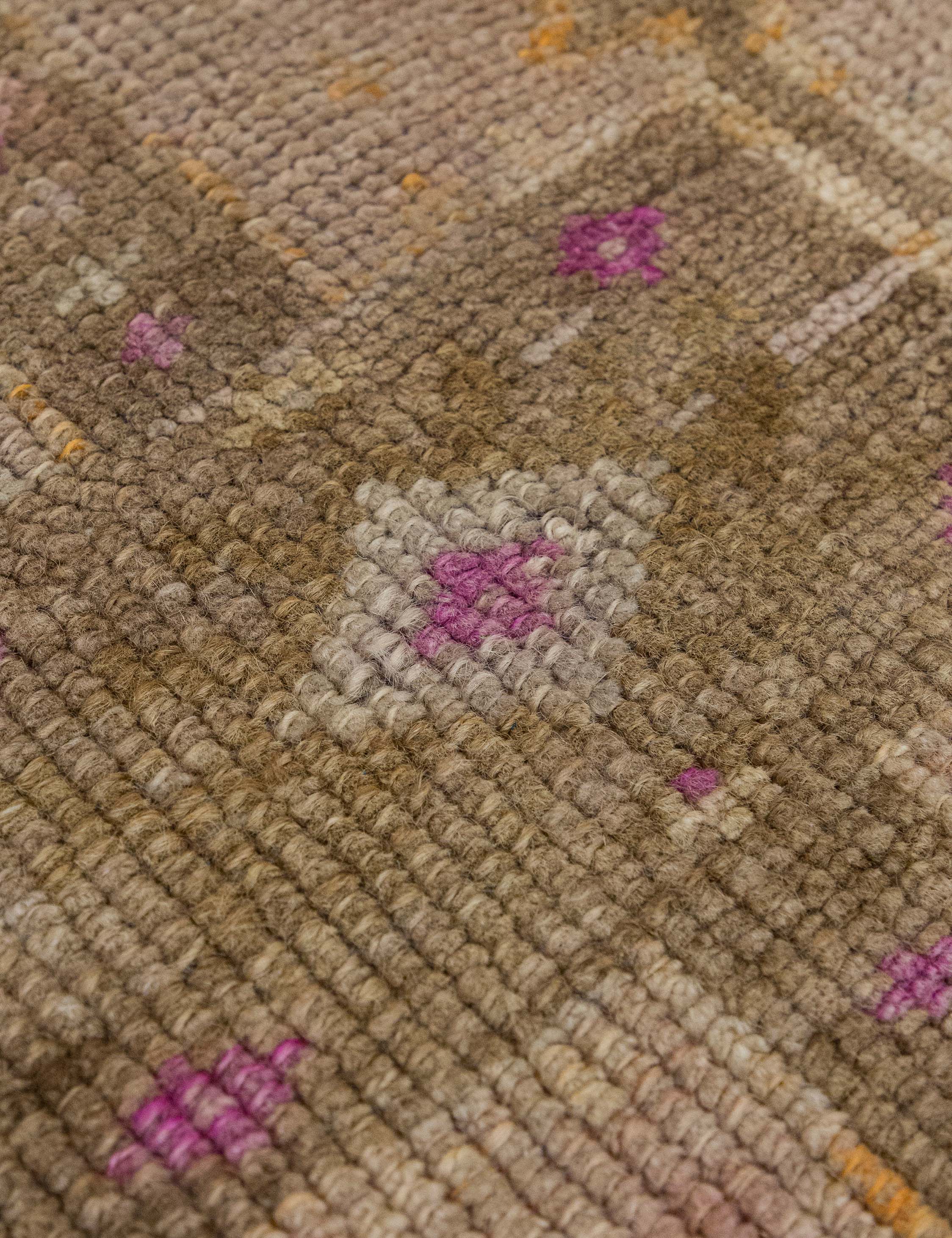 Vintage Turkish Hand-Knotted Wool Mini Rug No. 315, 1'6" x 3'3"