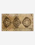 Vintage Turkish Hand-Knotted Wool Mini Rug No. 319, 1'6" x 3'1"