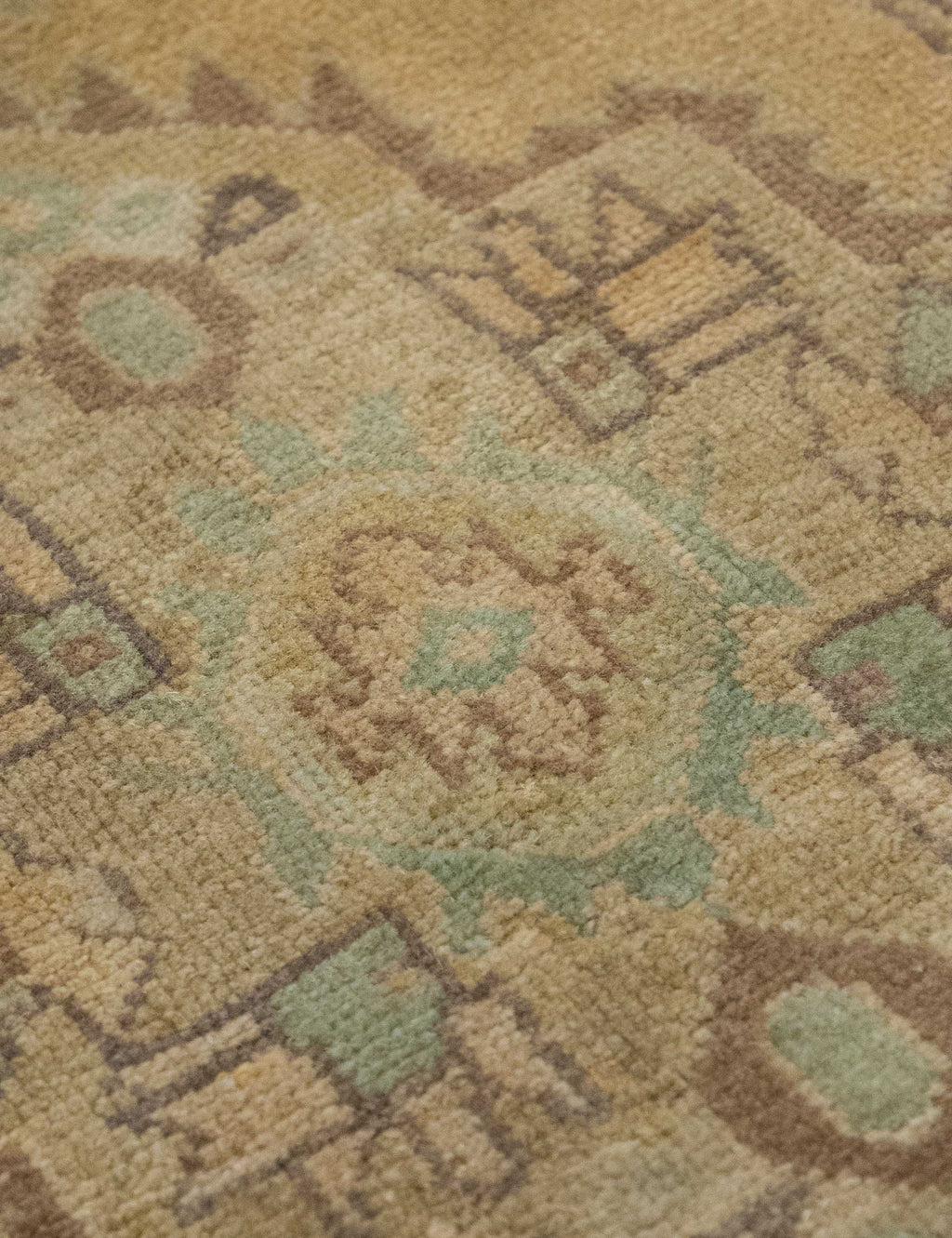 Vintage Turkish Hand-Knotted Wool Mini Rug No. 322, 1'2" x 3'5"
