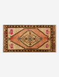 Vintage Turkish Hand-Knotted Wool Mini Rug No. 325, 1'5" x 2'6"