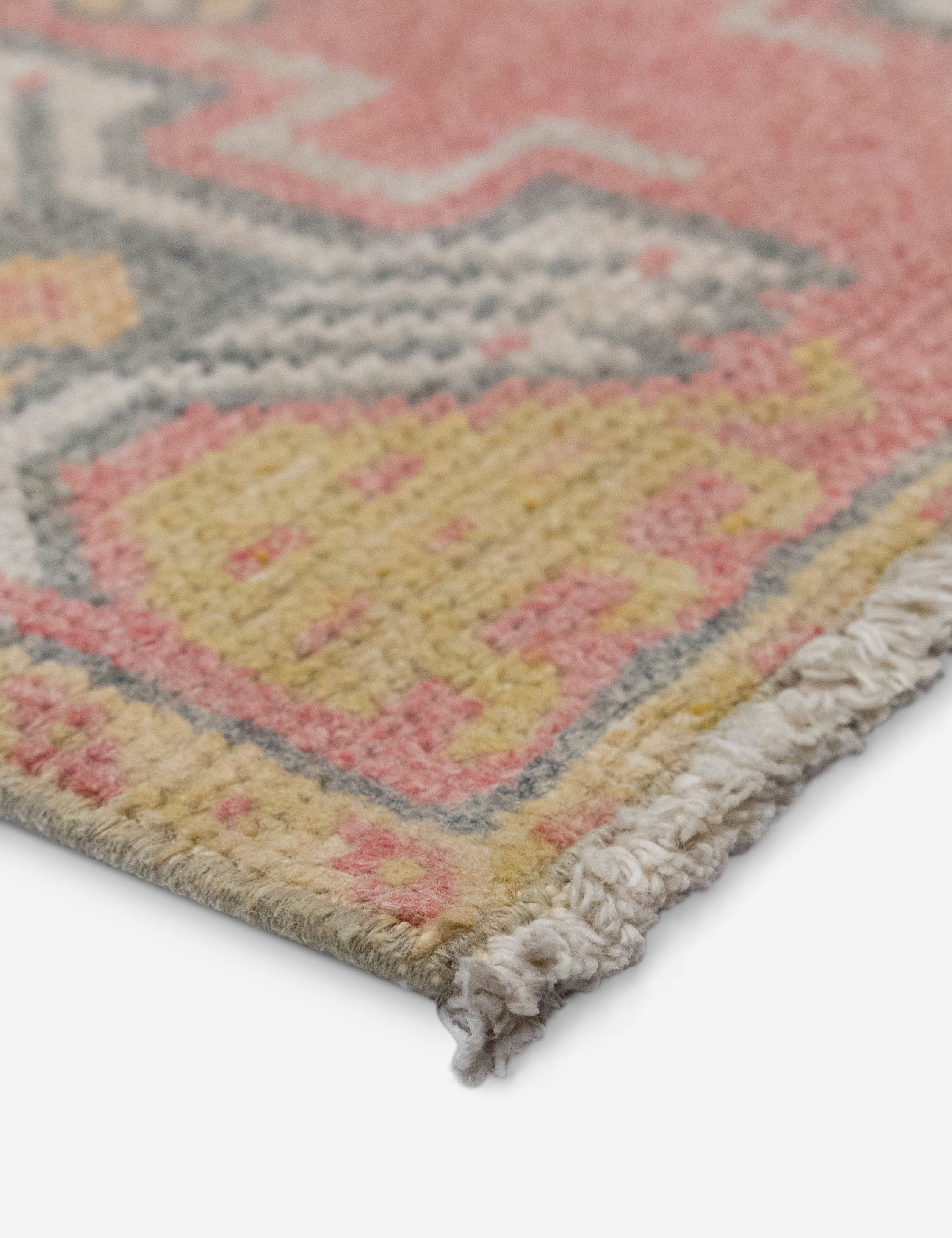 Vintage Turkish Hand-Knotted Wool Mini Rug No. 327, 1'5" x 3'2"