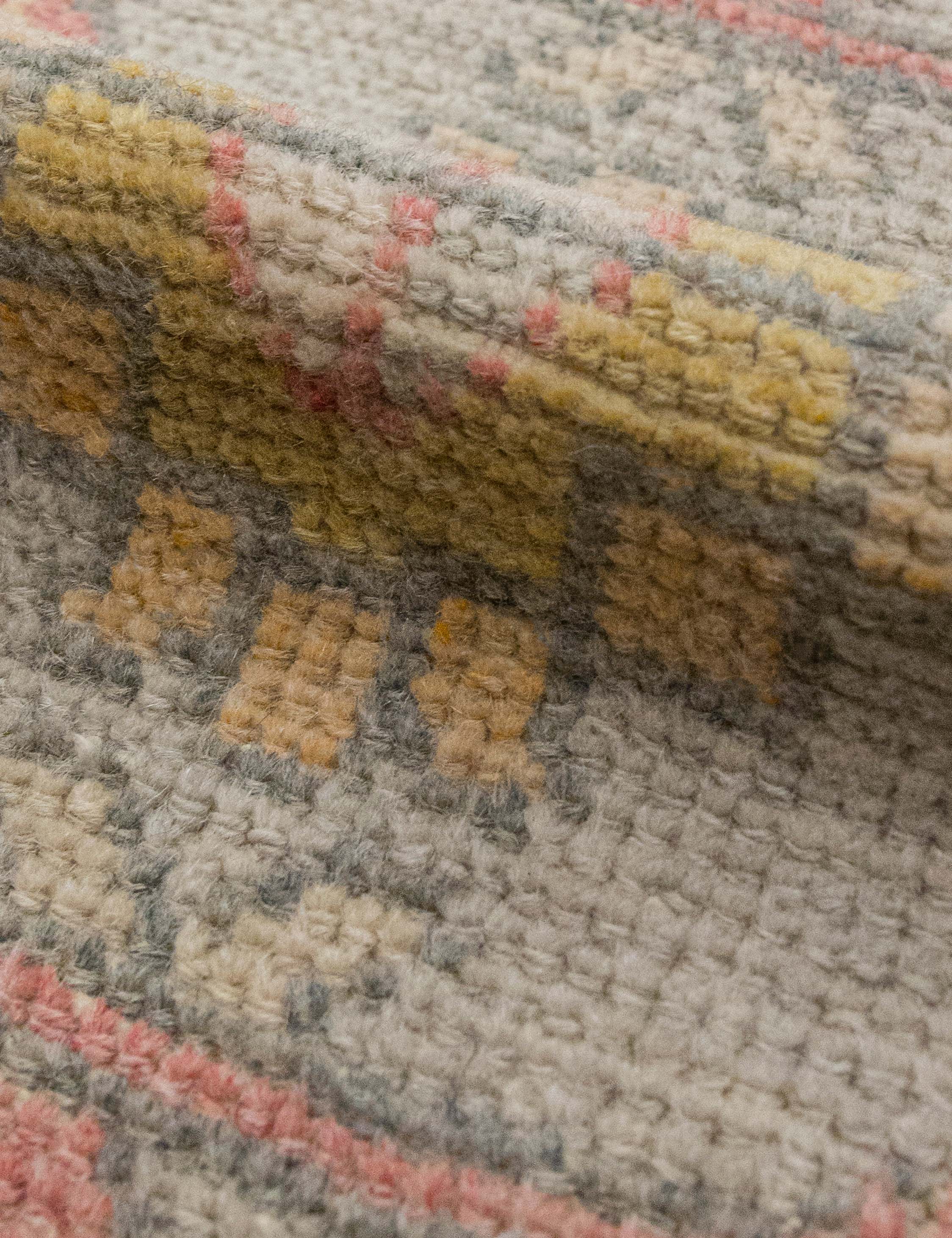 Vintage Turkish Hand-Knotted Wool Mini Rug No. 327, 1'5" x 3'2"