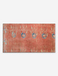 Vintage Turkish Hand-Knotted Wool Mini Rug No. 331, 1'7" x 3'6"