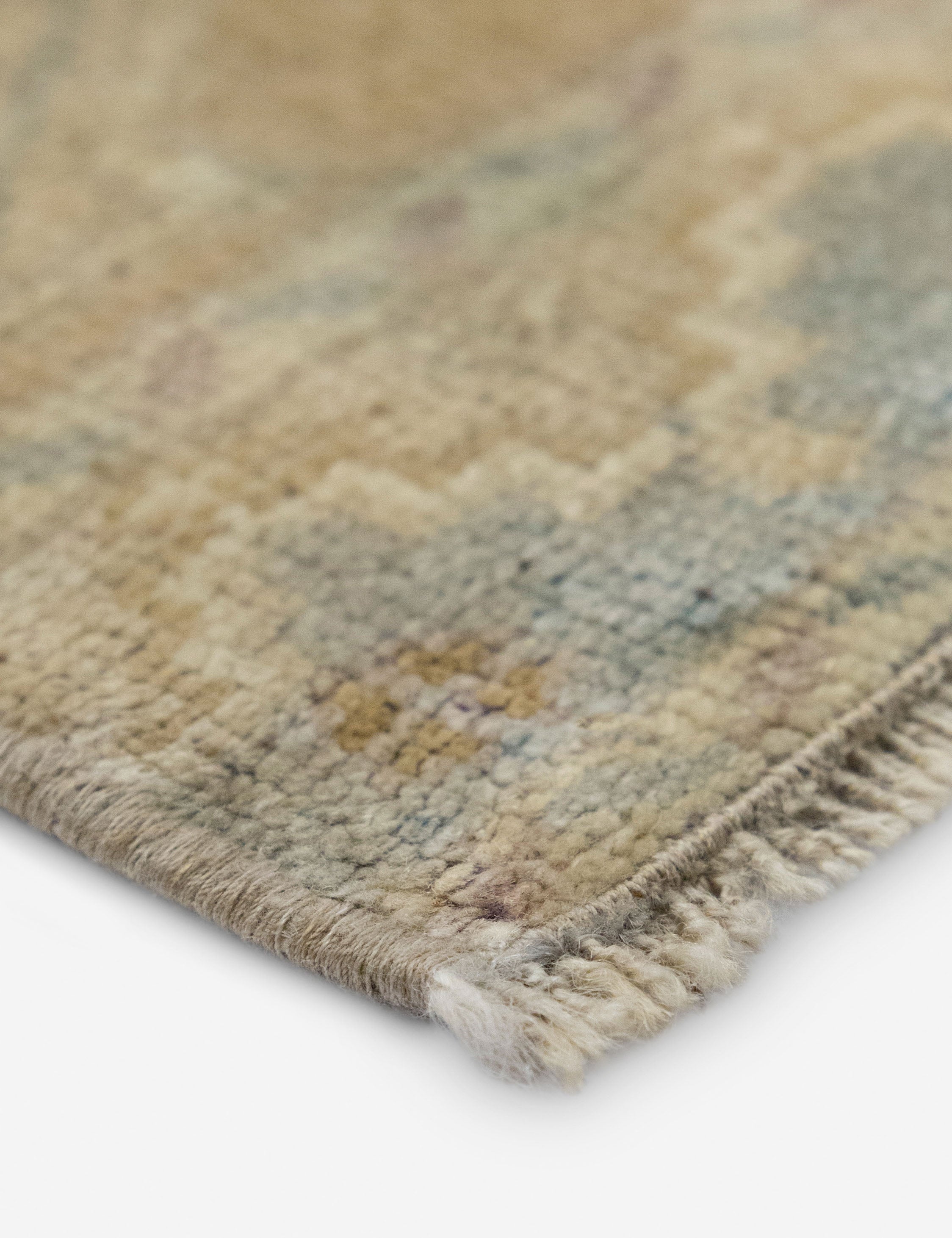 Vintage Turkish Hand-Knotted Wool Mini Rug No. 338, 1'4" x 3'2"