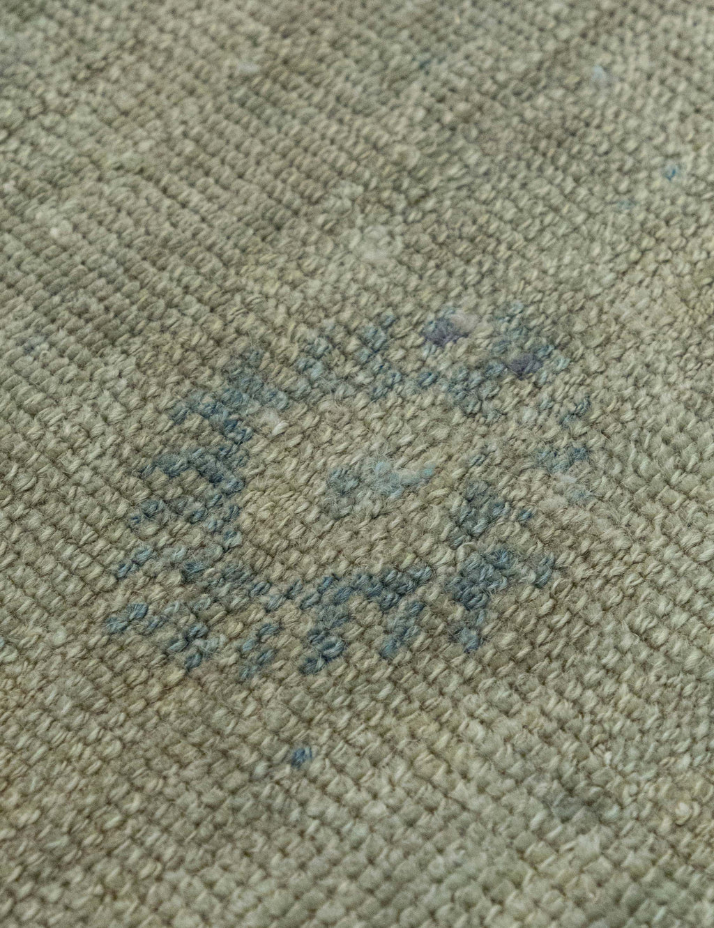 Vintage Turkish Hand-Knotted Wool Mini Rug No. 342, 1'1" x 2'5"