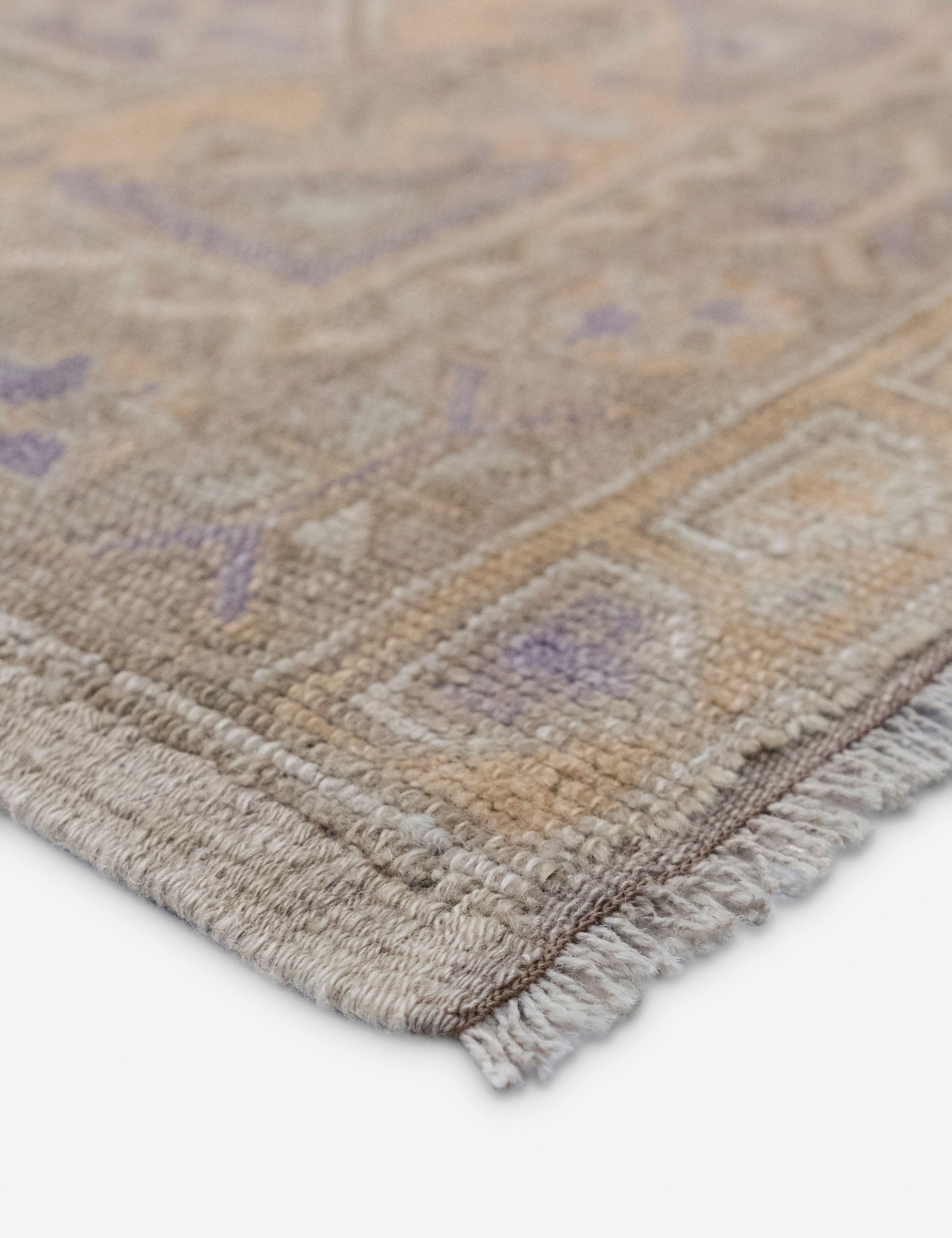 Vintage Turkish Hand-Knotted Wool Mini Rug No. 349, 2' x 4'