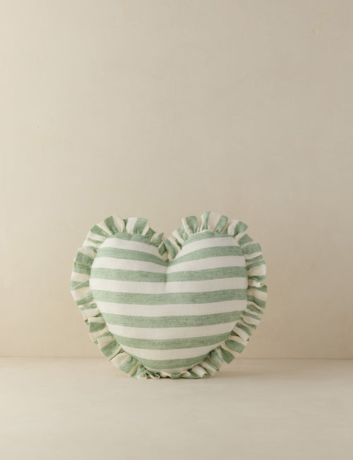 Amaroso Linen Heart Pillow