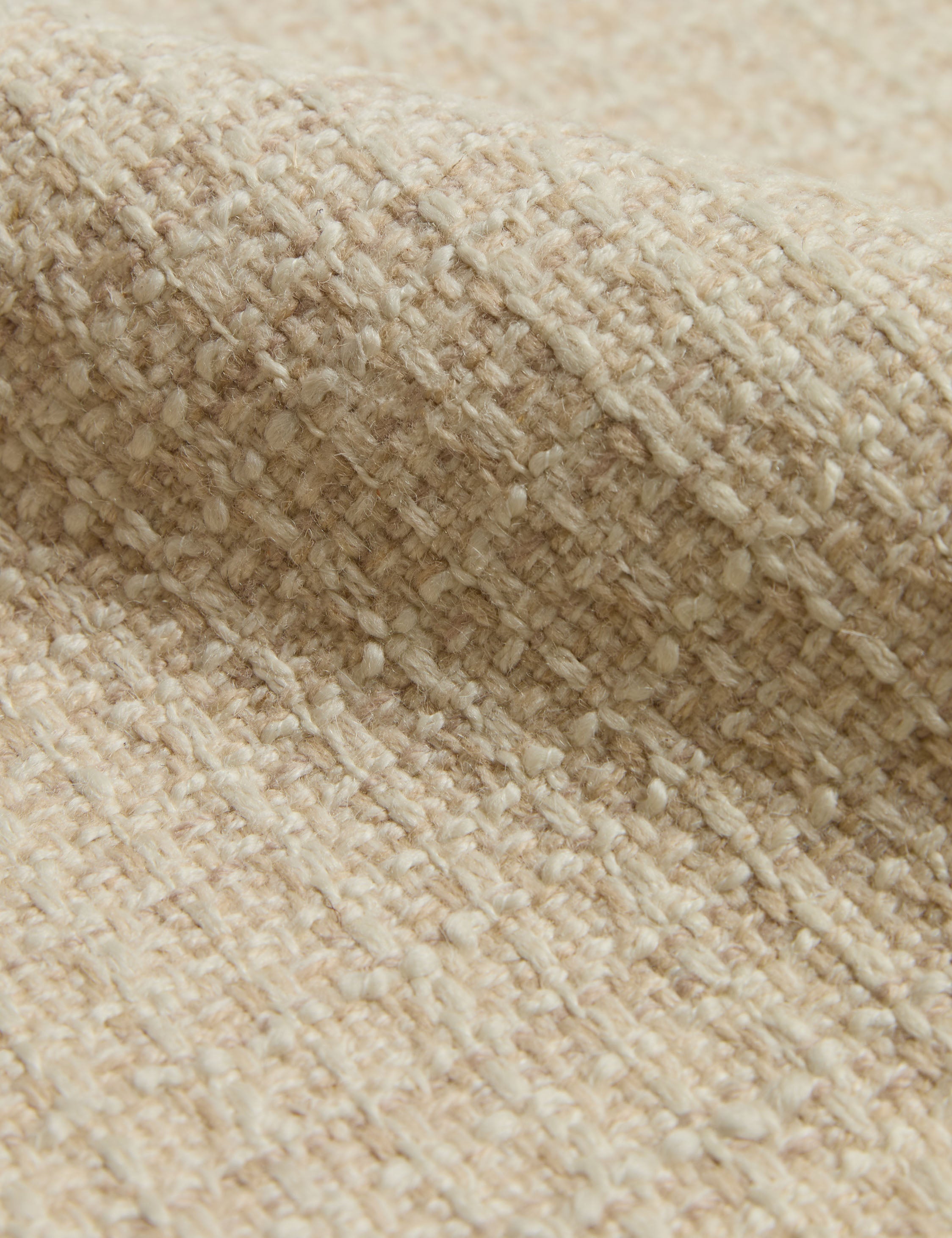 Custom Crona Wool Rug, Stucco