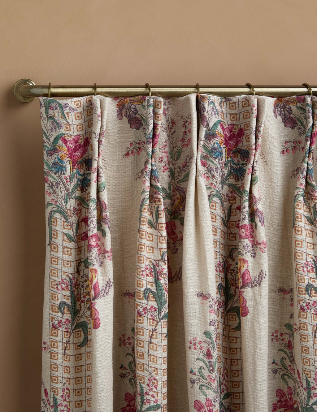 Campden Pleated Linen Curtain Panel by Heidi Caillier