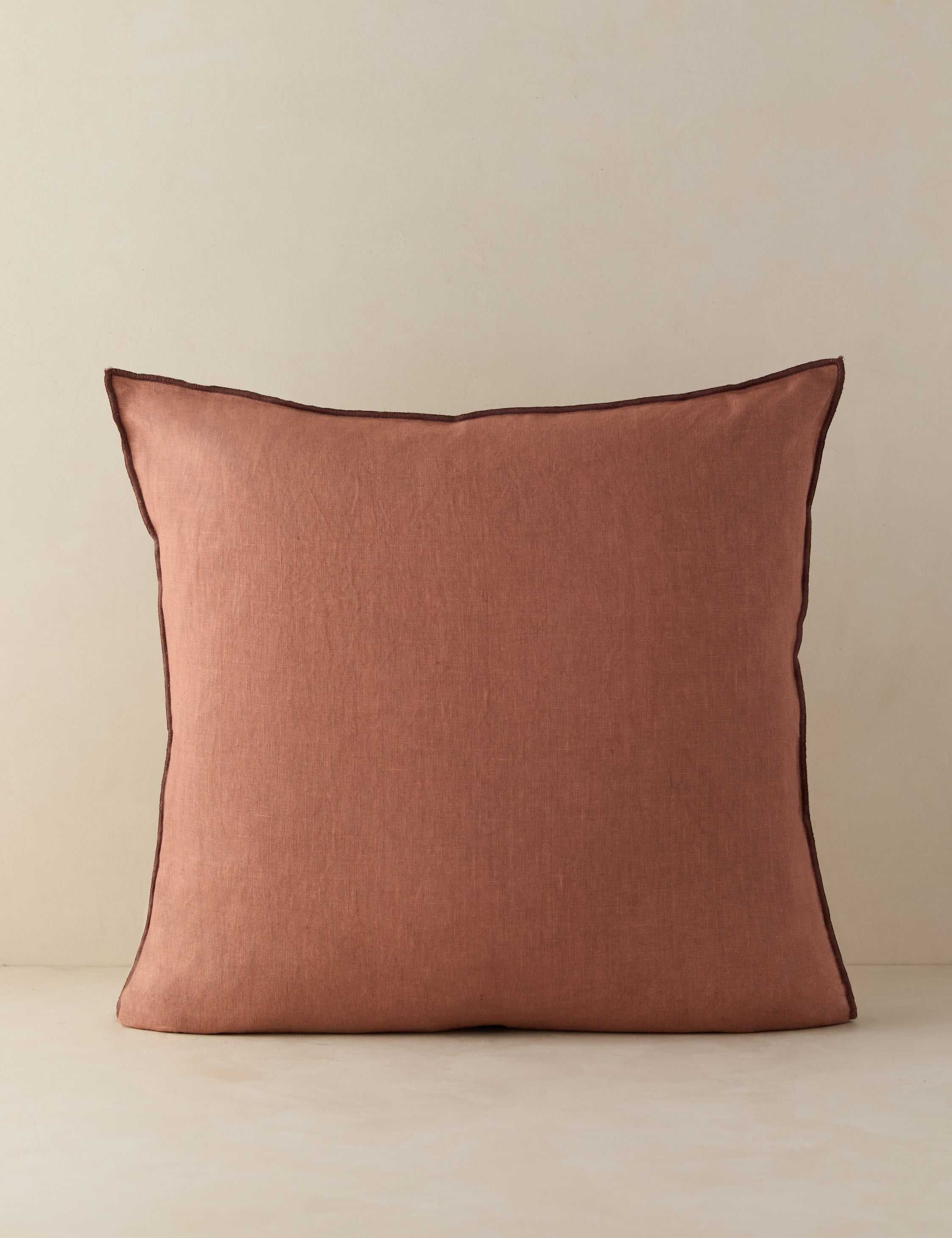 Carys Contrast Linen Pillow