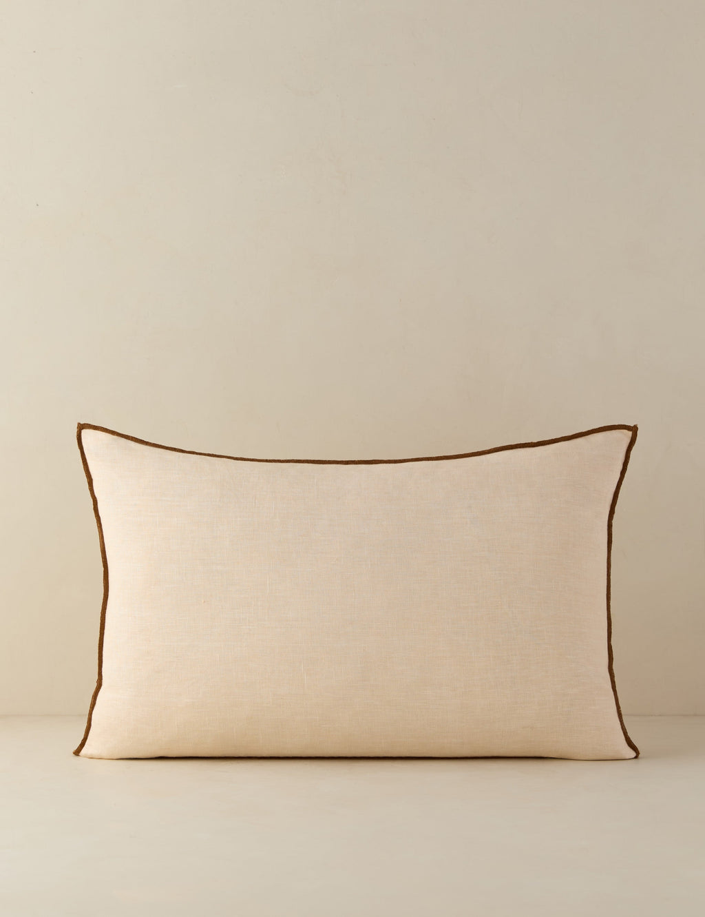 Carys Contrast Linen Pillow