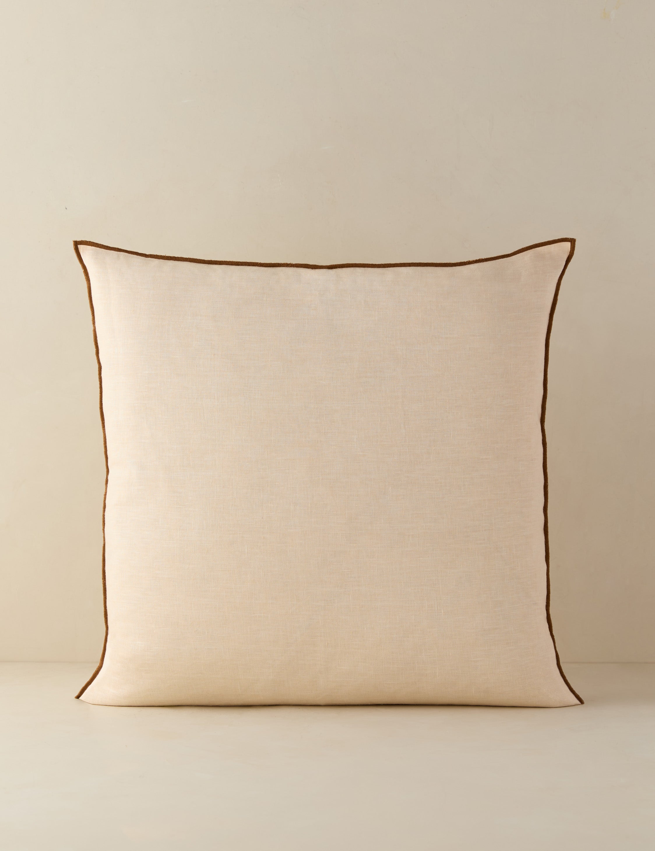 Carys Contrast Linen Pillow