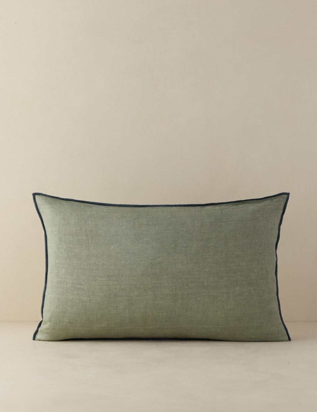Carys Contrast Linen Pillow