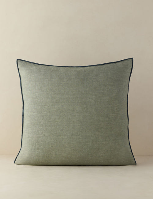 Carys Contrast Linen Pillow