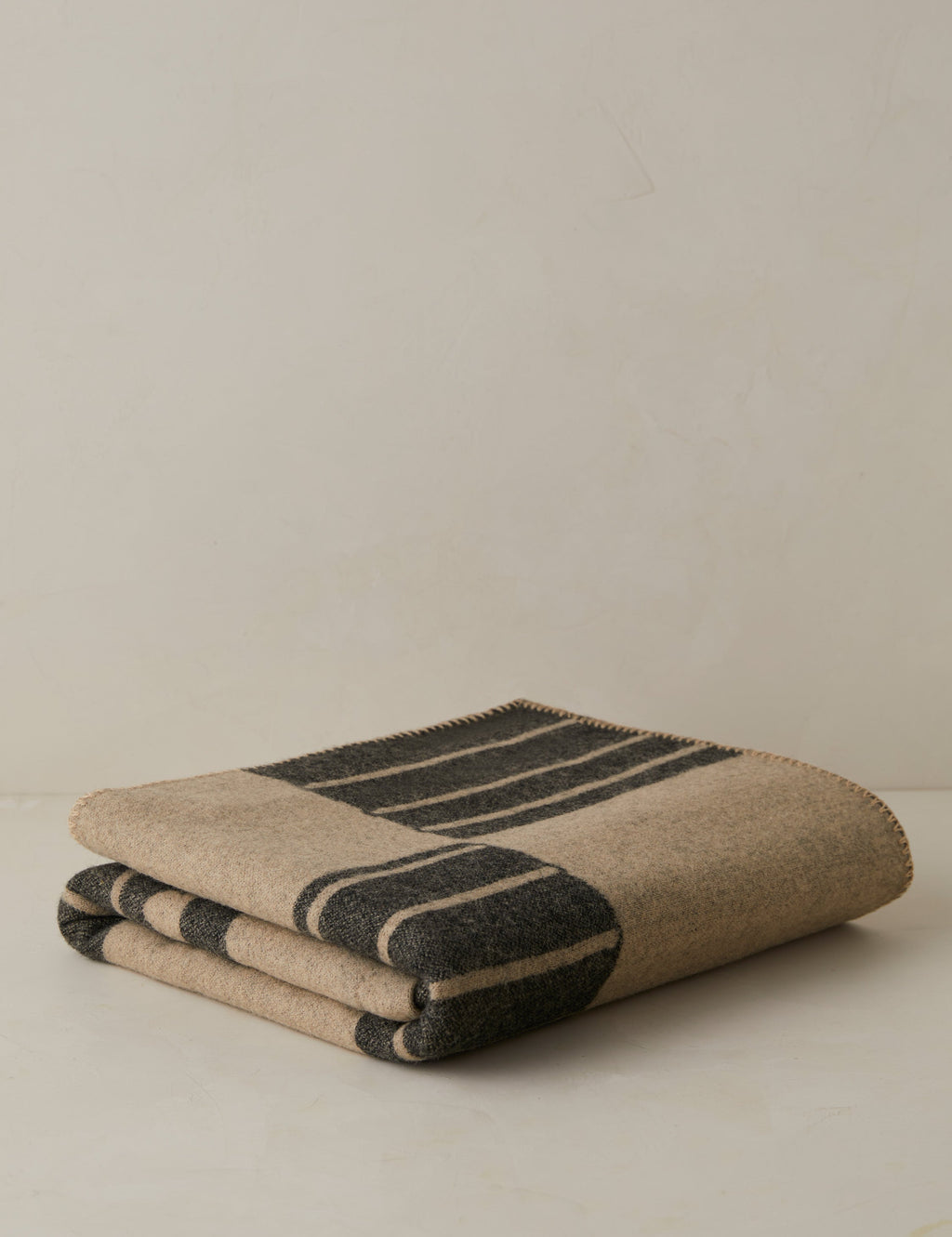 Checkered Reversible Wool Throw by Sarah Sherman Samuel