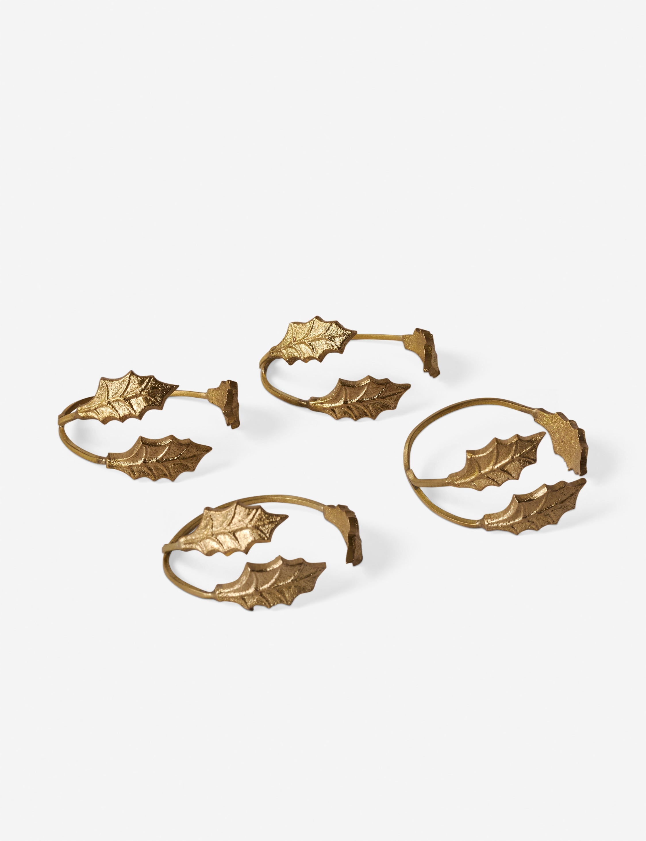 Holly Leaf Napkin Rings (Set of 4) by Ferm Living