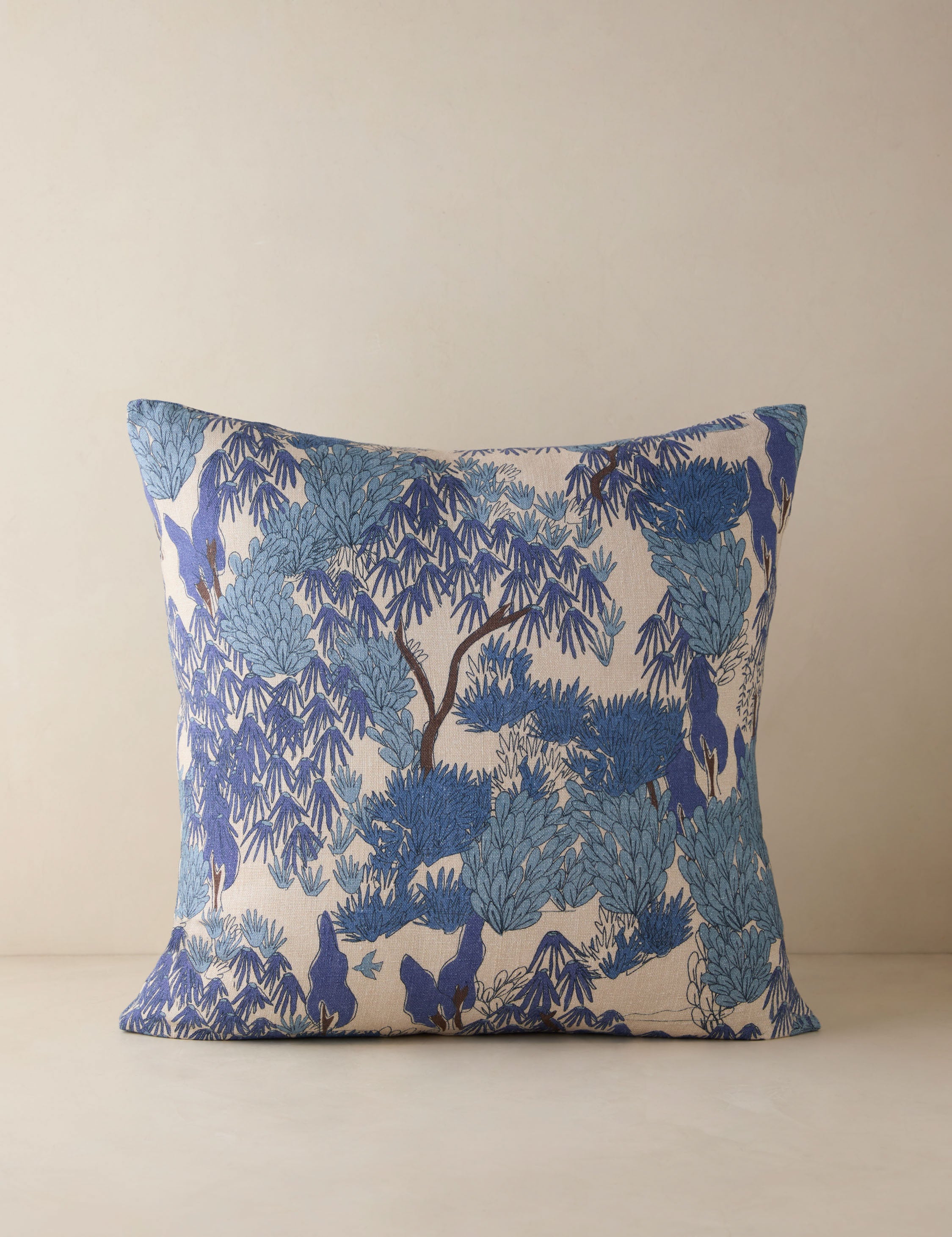 Garden Walk Linen Pillow by Sarah Sherman Samuel