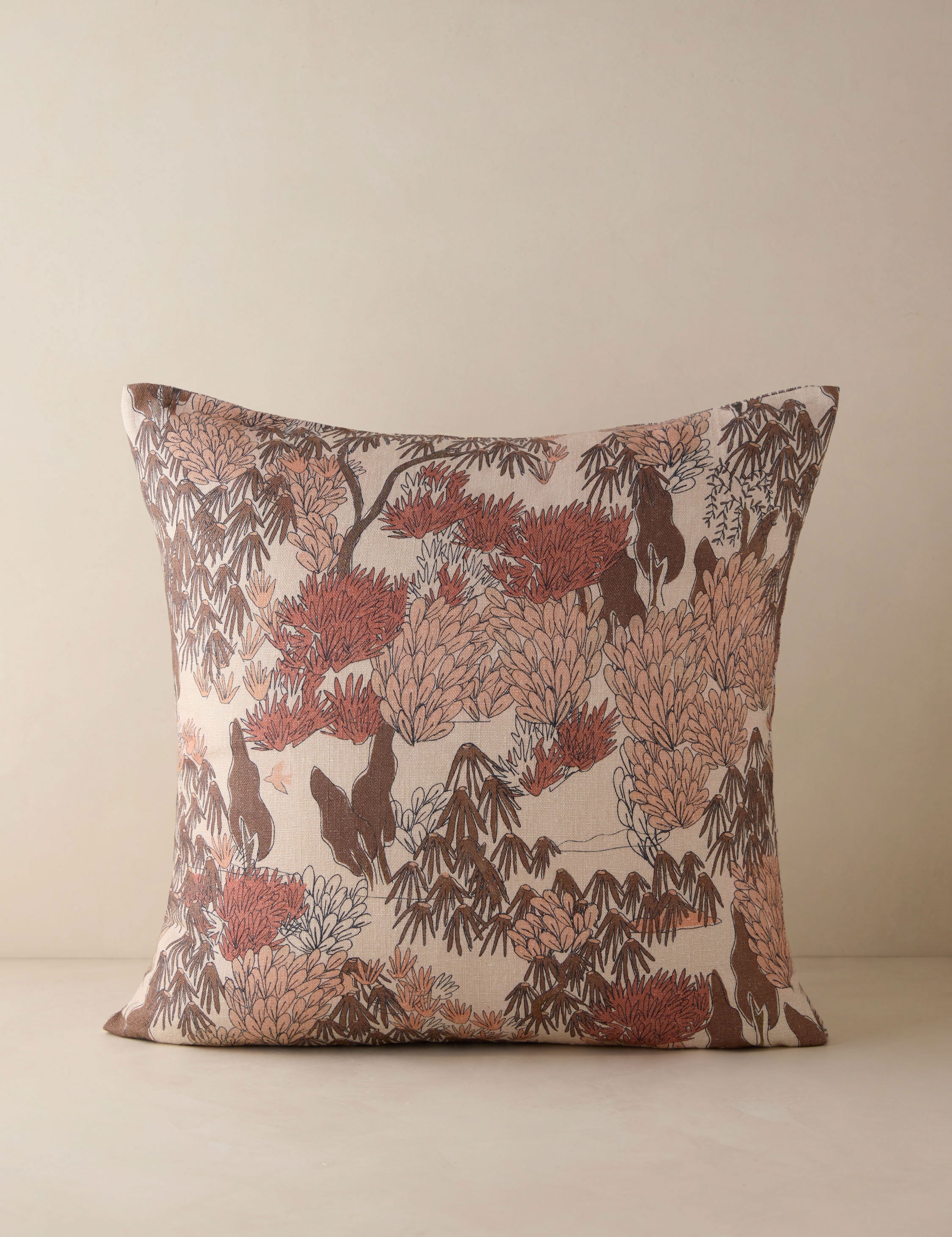Garden Walk Linen Pillow by Sarah Sherman Samuel
